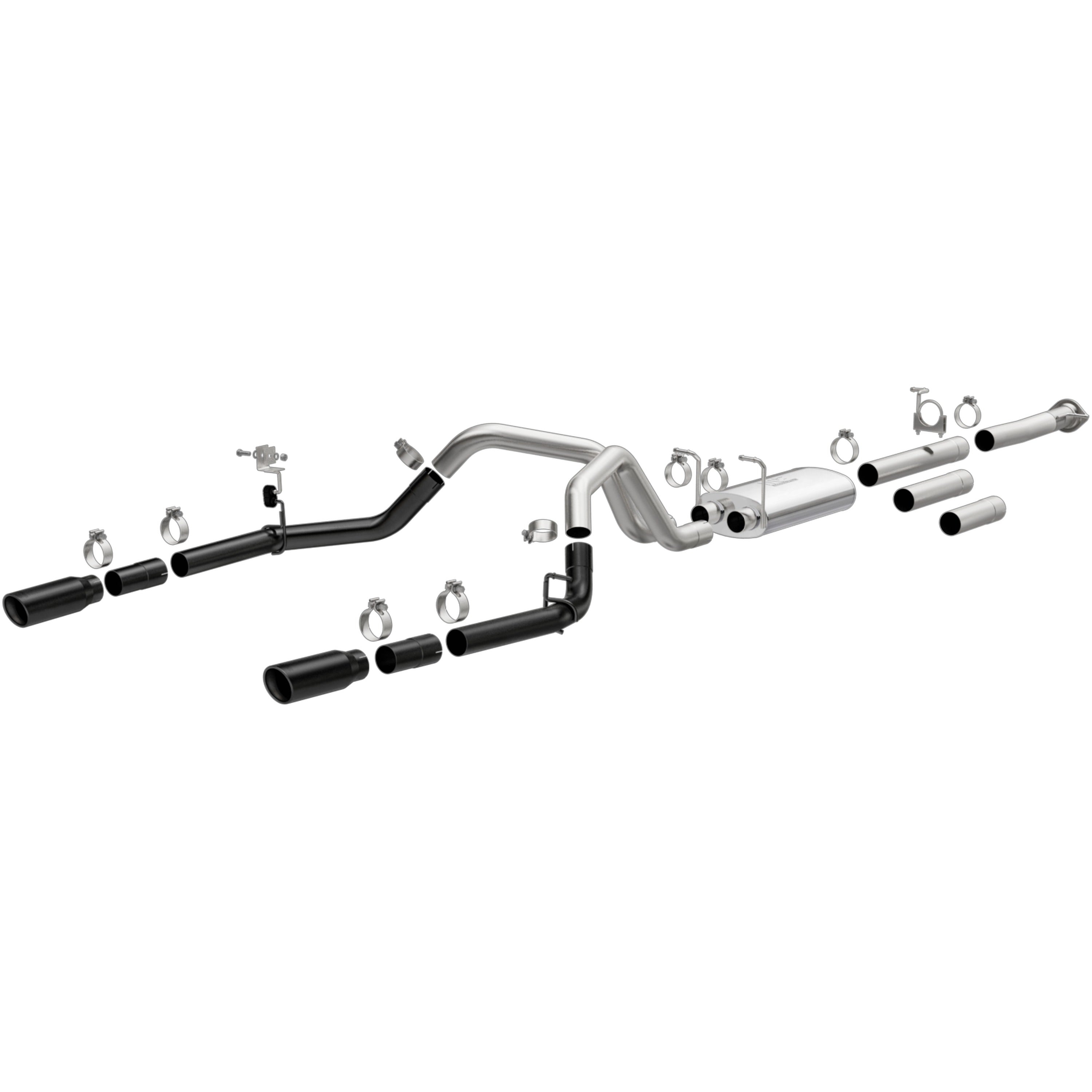 MagnaFlow Exhaust Products 19377 - Street Series Black Coated Cat-Back System 1