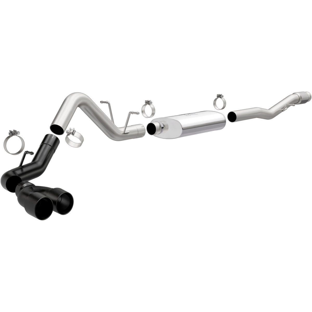 MagnaFlow Exhaust Products 19378 - Street Series Black Coated Cat-Back System 1