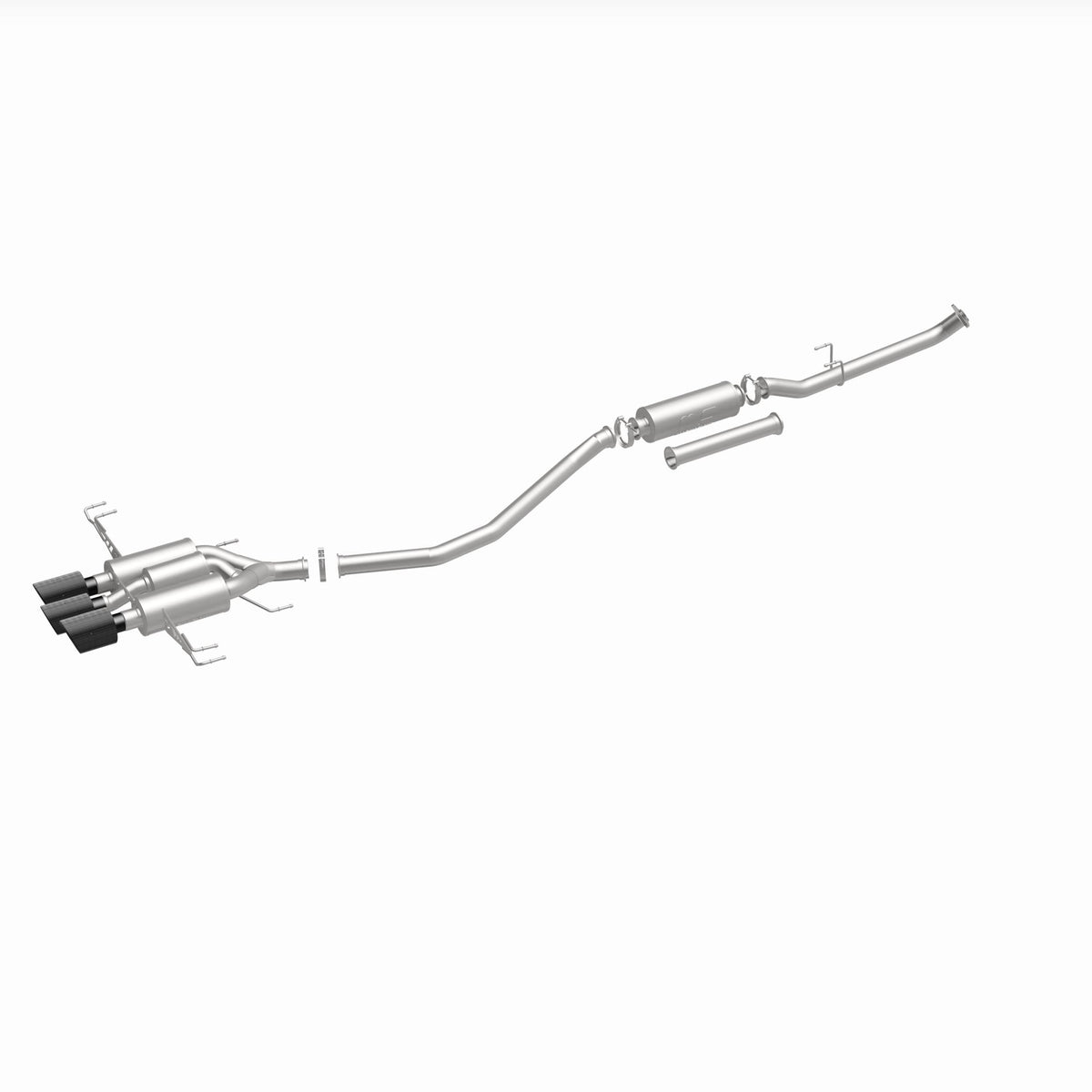 MagnaFlow Exhaust Products 19383 - xMOD Series Carbon Fiber Tips Cat-Back System 2