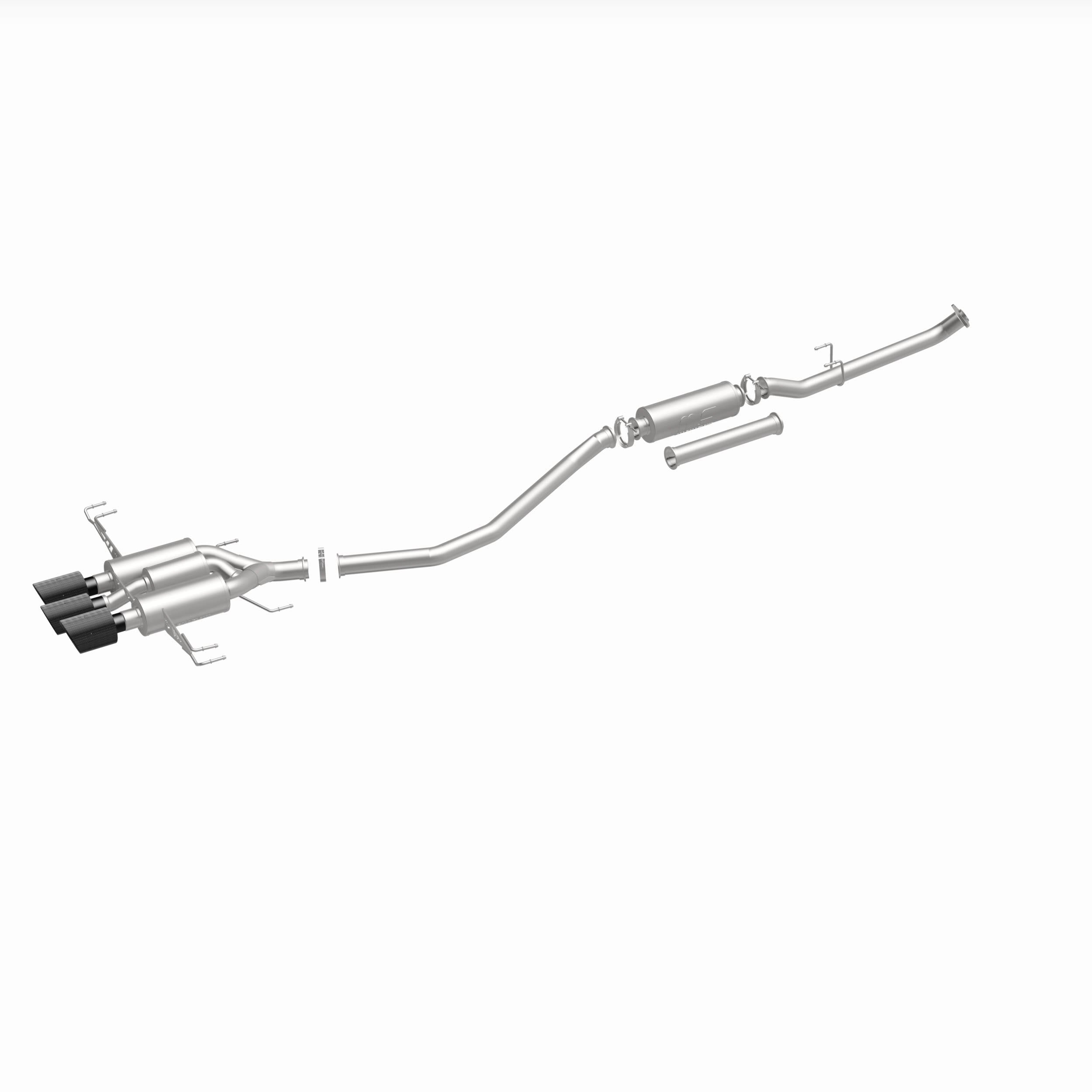MagnaFlow Exhaust Products 19383 - xMOD Series Carbon Fiber Tips Cat-Back System 2