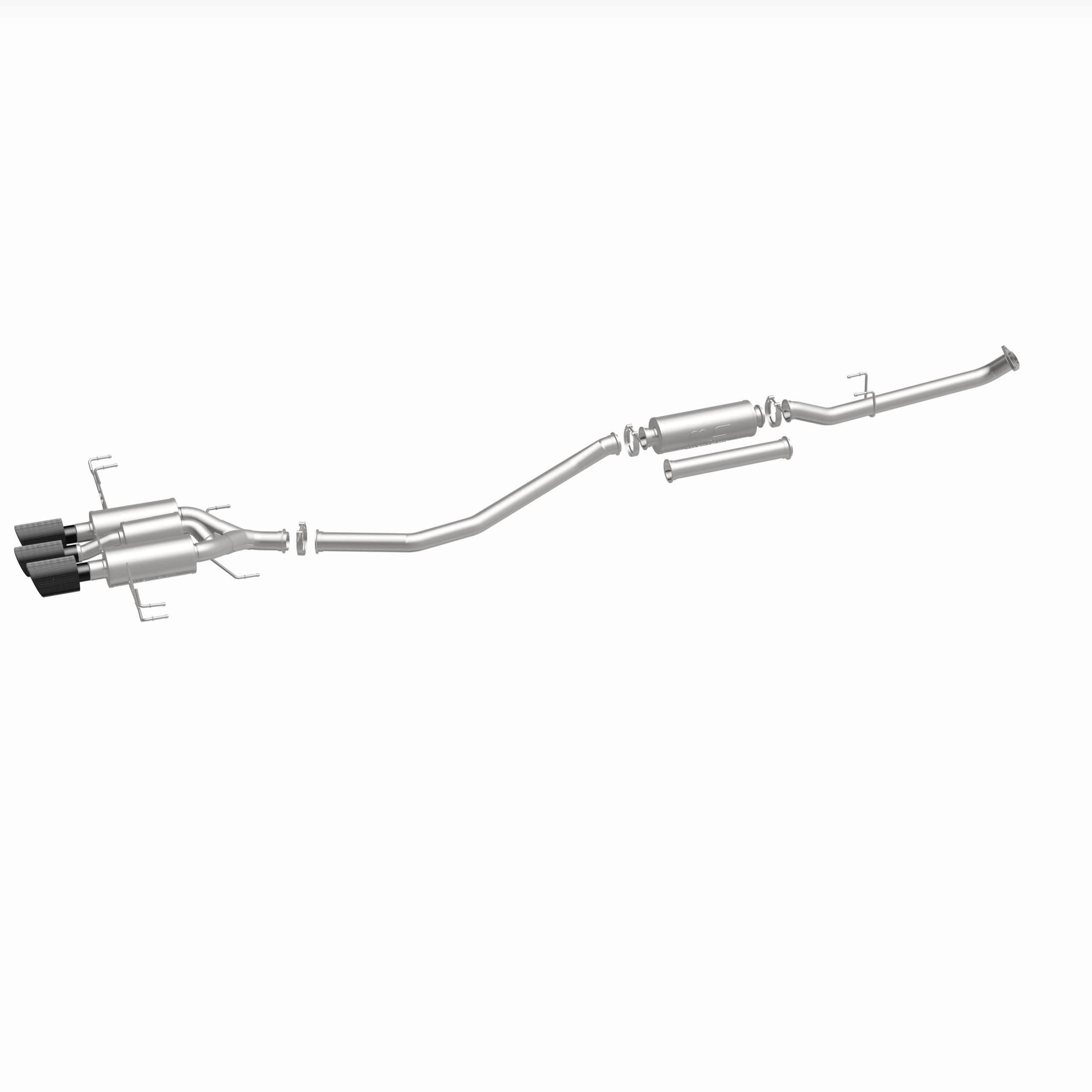 MagnaFlow Exhaust Products 19383 - xMOD Series Carbon Fiber Tips Cat-Back System 3