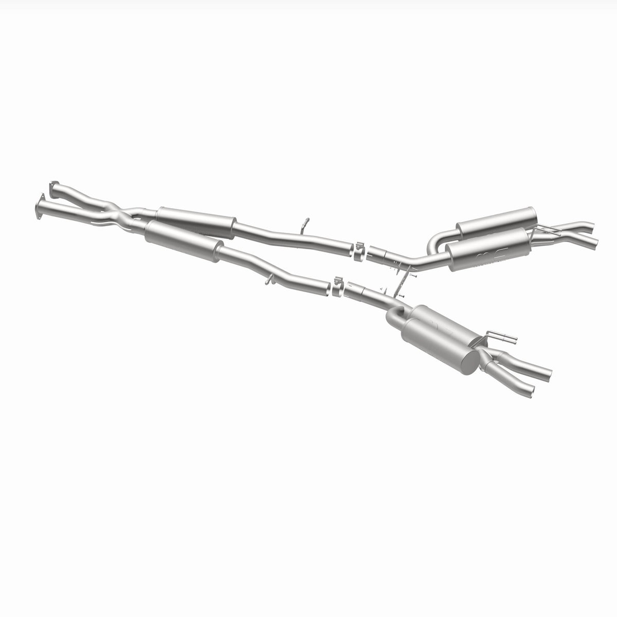 MagnaFlow Exhaust Products 19406 - Competition Series Stainless 2.5 in Cat-Back 1