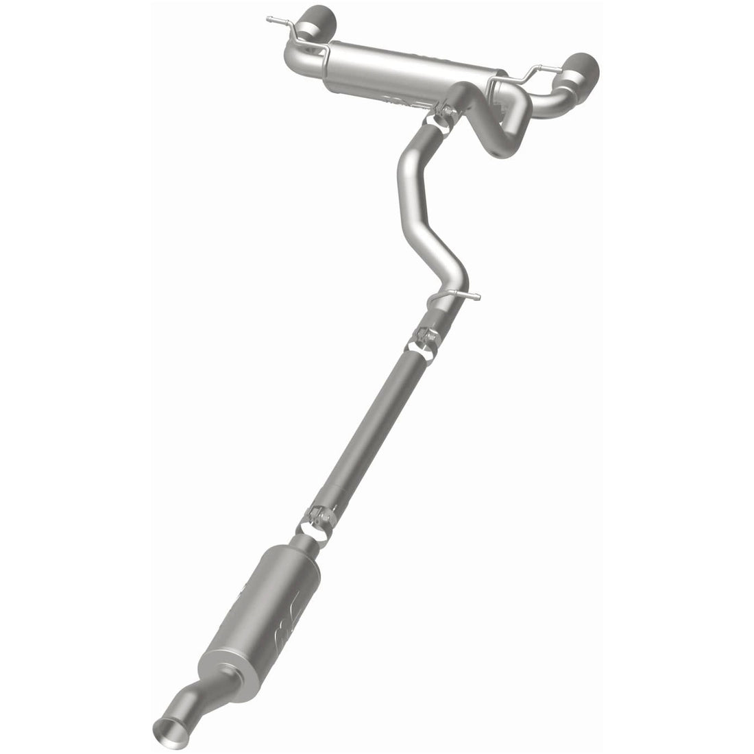 MagnaFlow Exhaust Products 19416 - Street Series Polished Cat-Back System