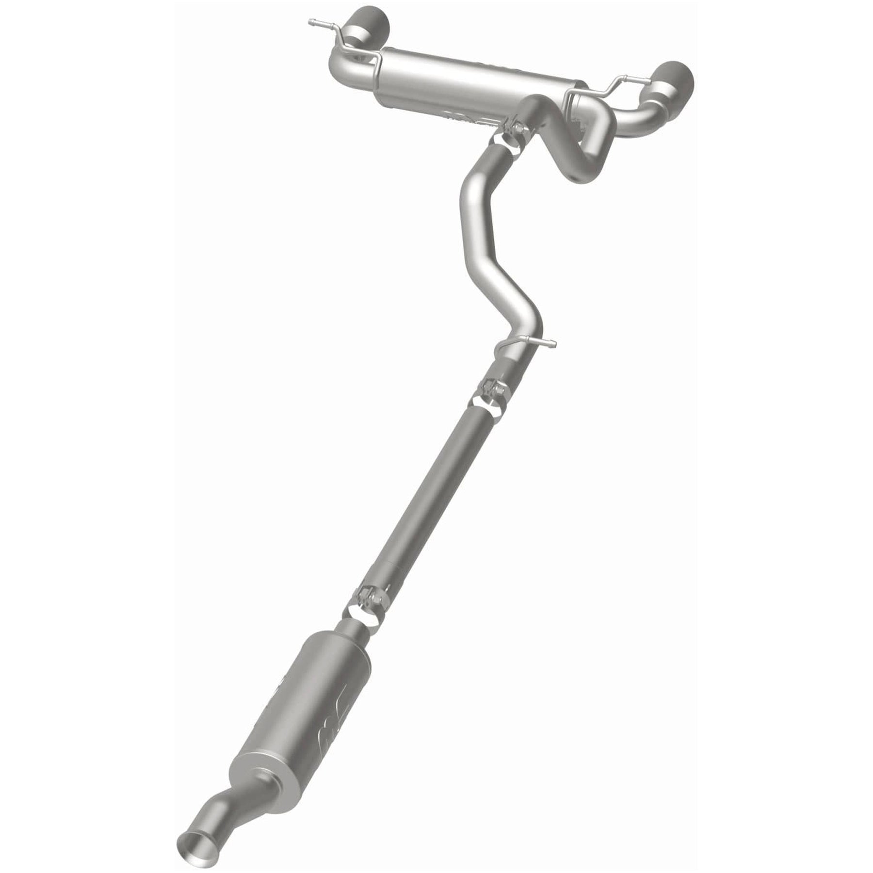 MagnaFlow Exhaust Products 19416 - Street Series Polished Cat-Back System