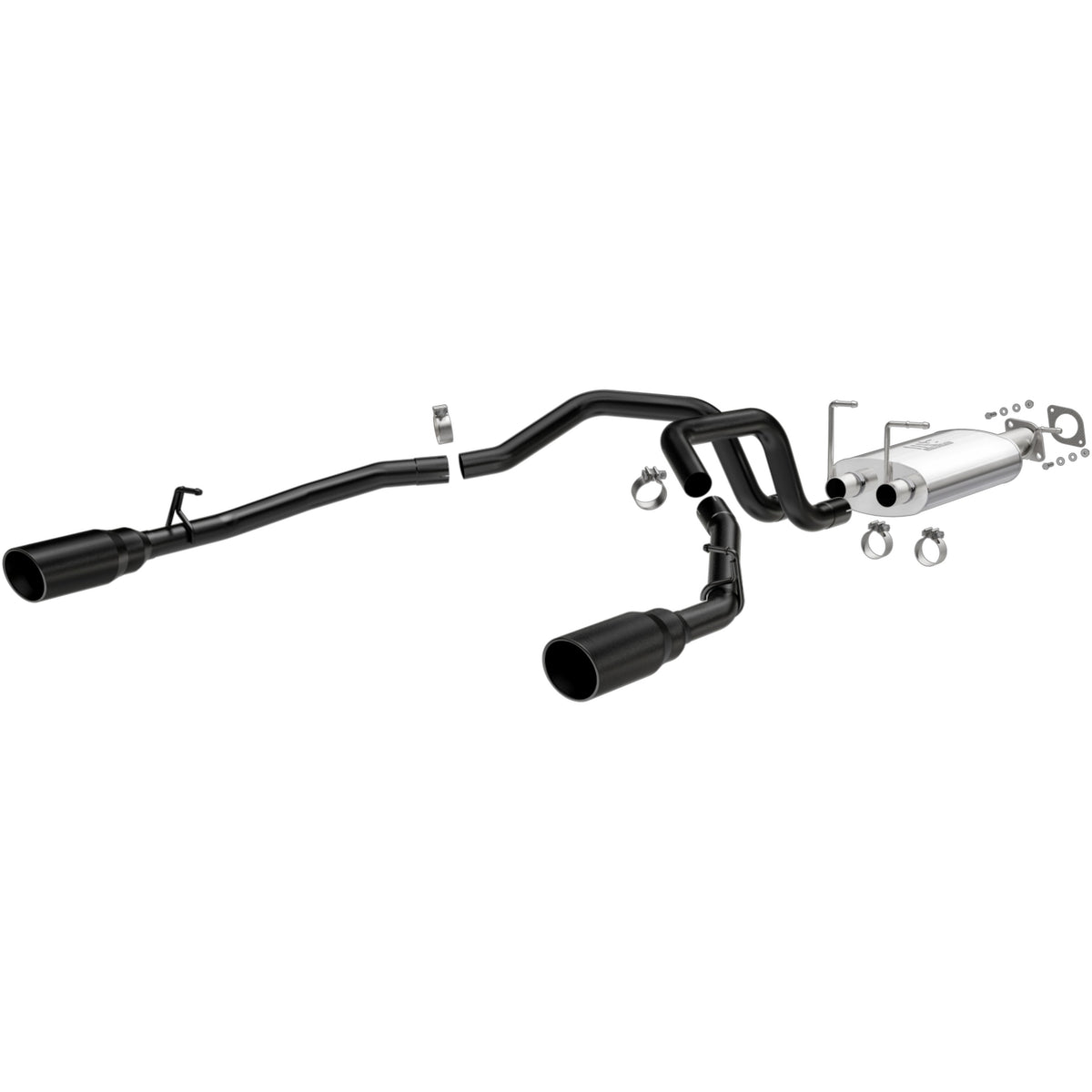 MagnaFlow Exhaust Products 19430 - Street Series Black Coated Cat-Back System 1