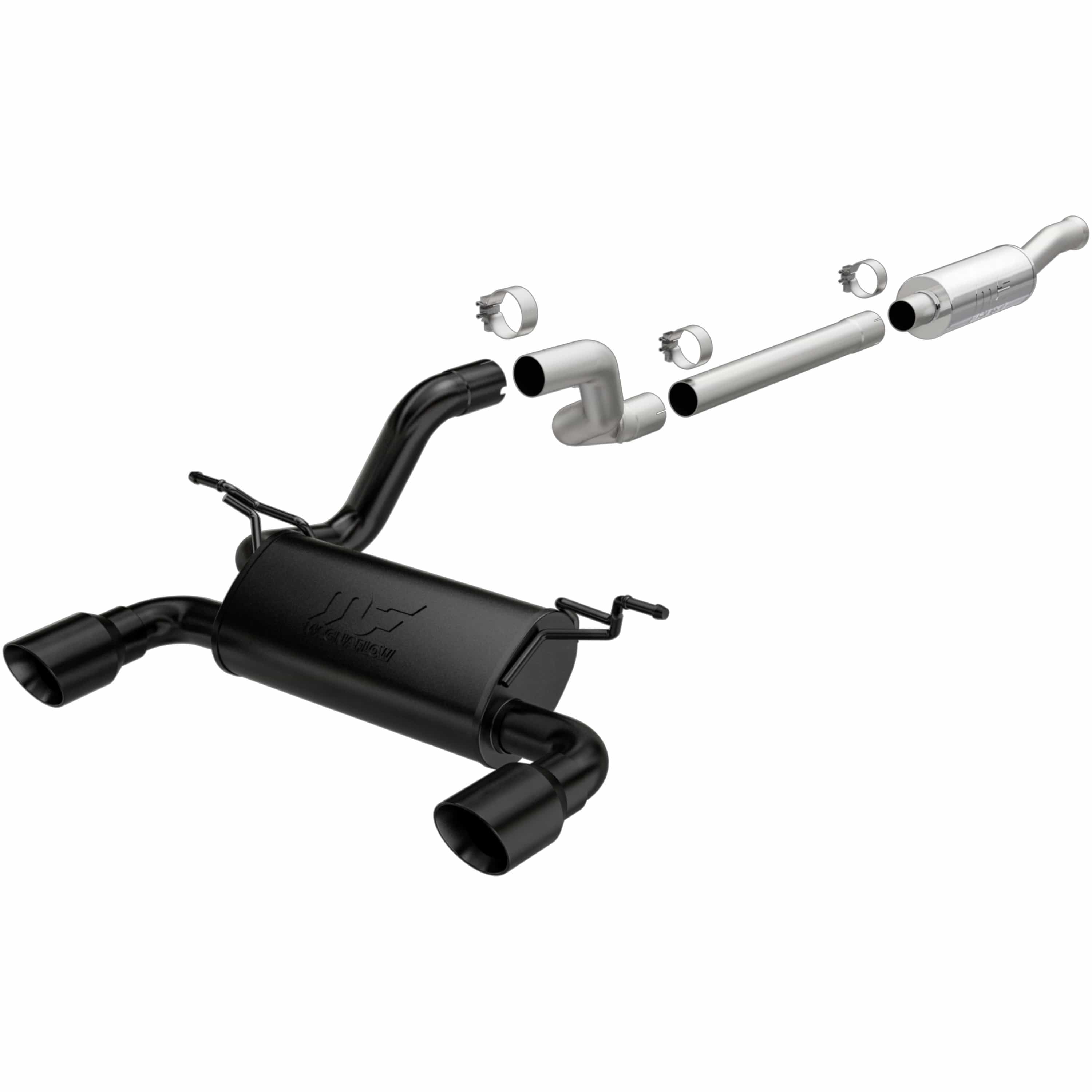 MagnaFlow Exhaust Products Exhaust MagnaFlow Exhaust Products 19437 - Street Series Black Coated Cat-Back System