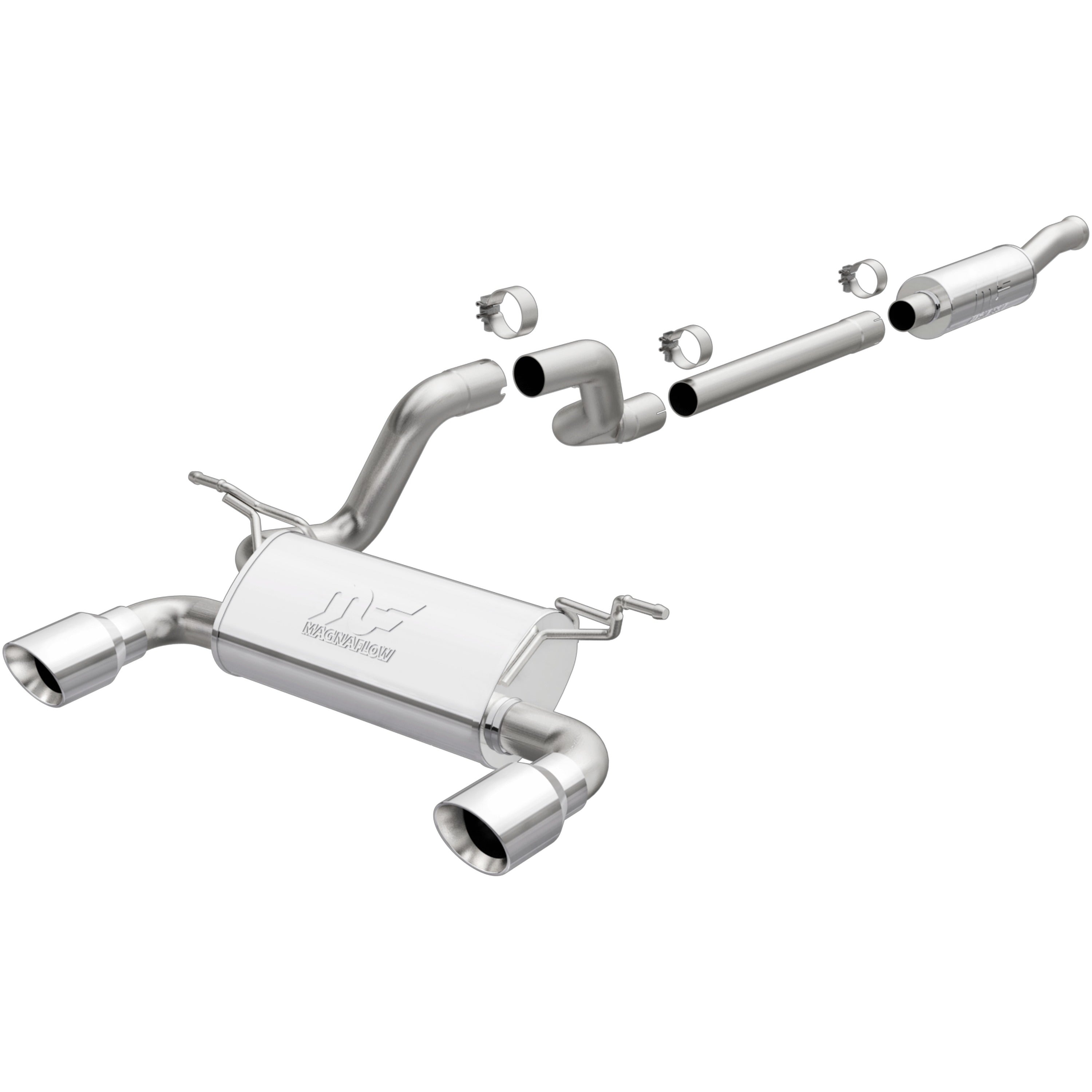 MagnaFlow Exhaust Products 19438 - Street Series Polished Cat-Back System 3