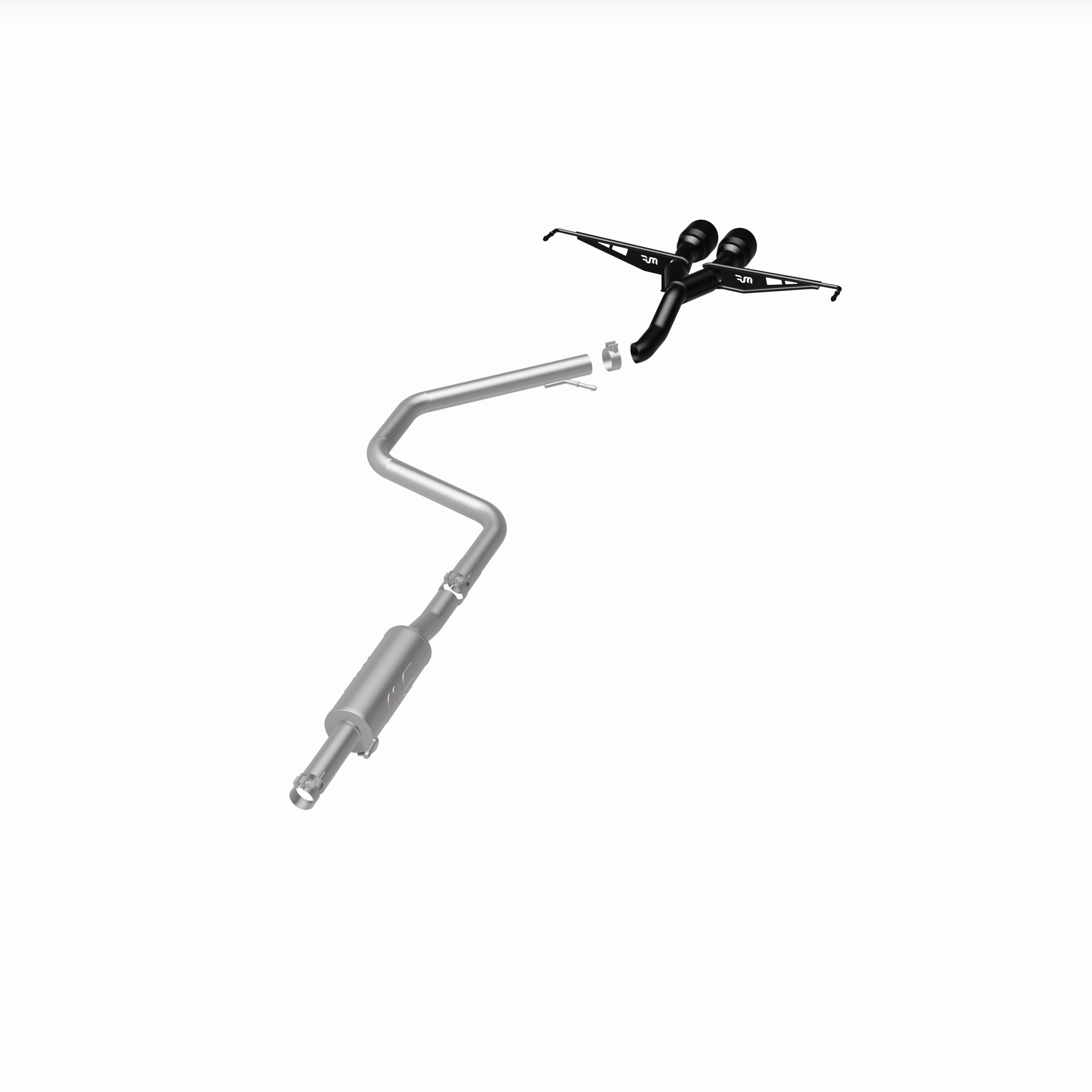 MagnaFlow Exhaust Products 19455 - Competition Series Stainless 2.5 in Cat-Back 1