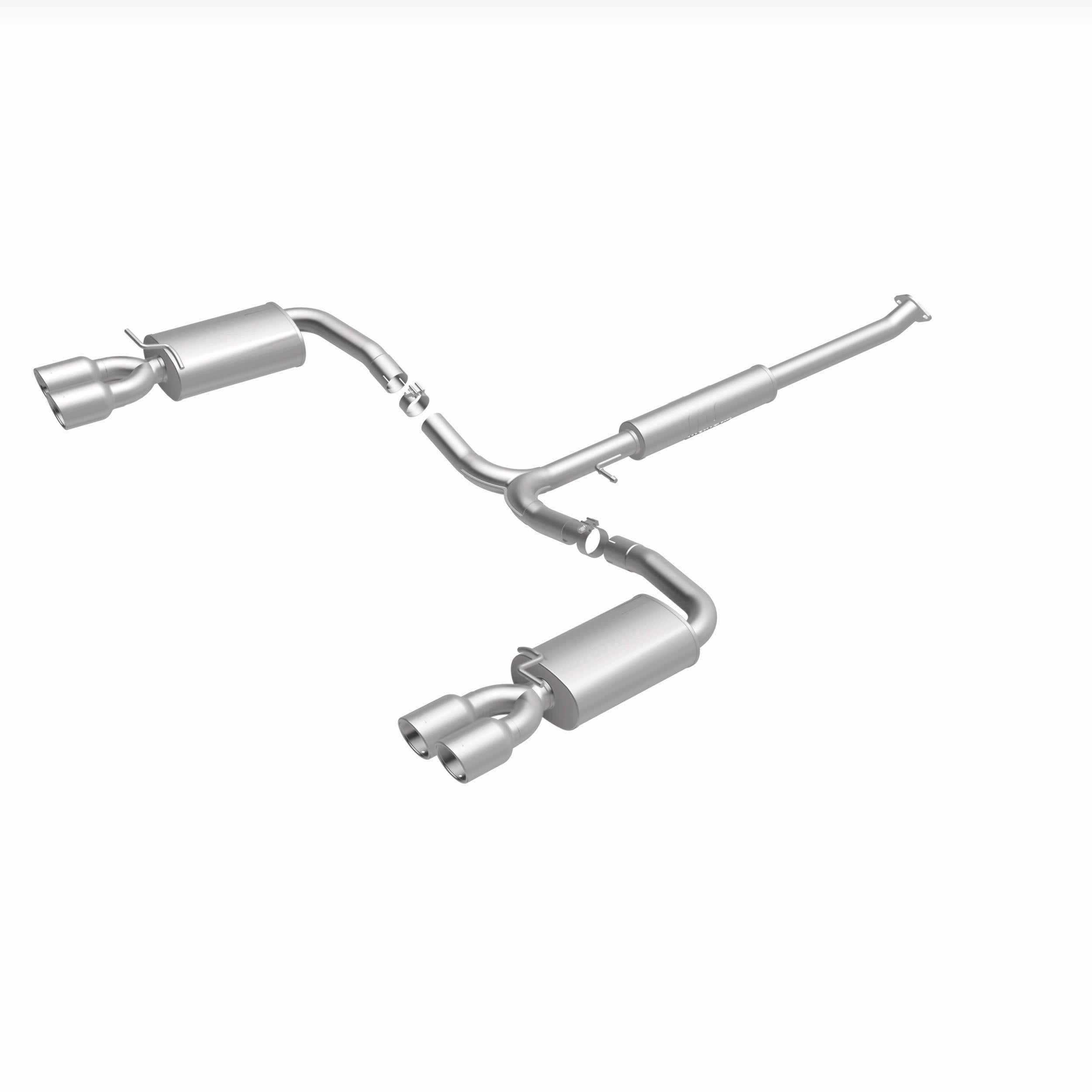 MagnaFlow Exhaust Products 19457 - Street Series Polished Cat-Back System 4