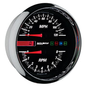 AutoMeter 19466 - GAUGE, TACH/SPEEDO, 4 1/2", 8K RPM/120 MPH, BLACK, PRO-CYCLE 5