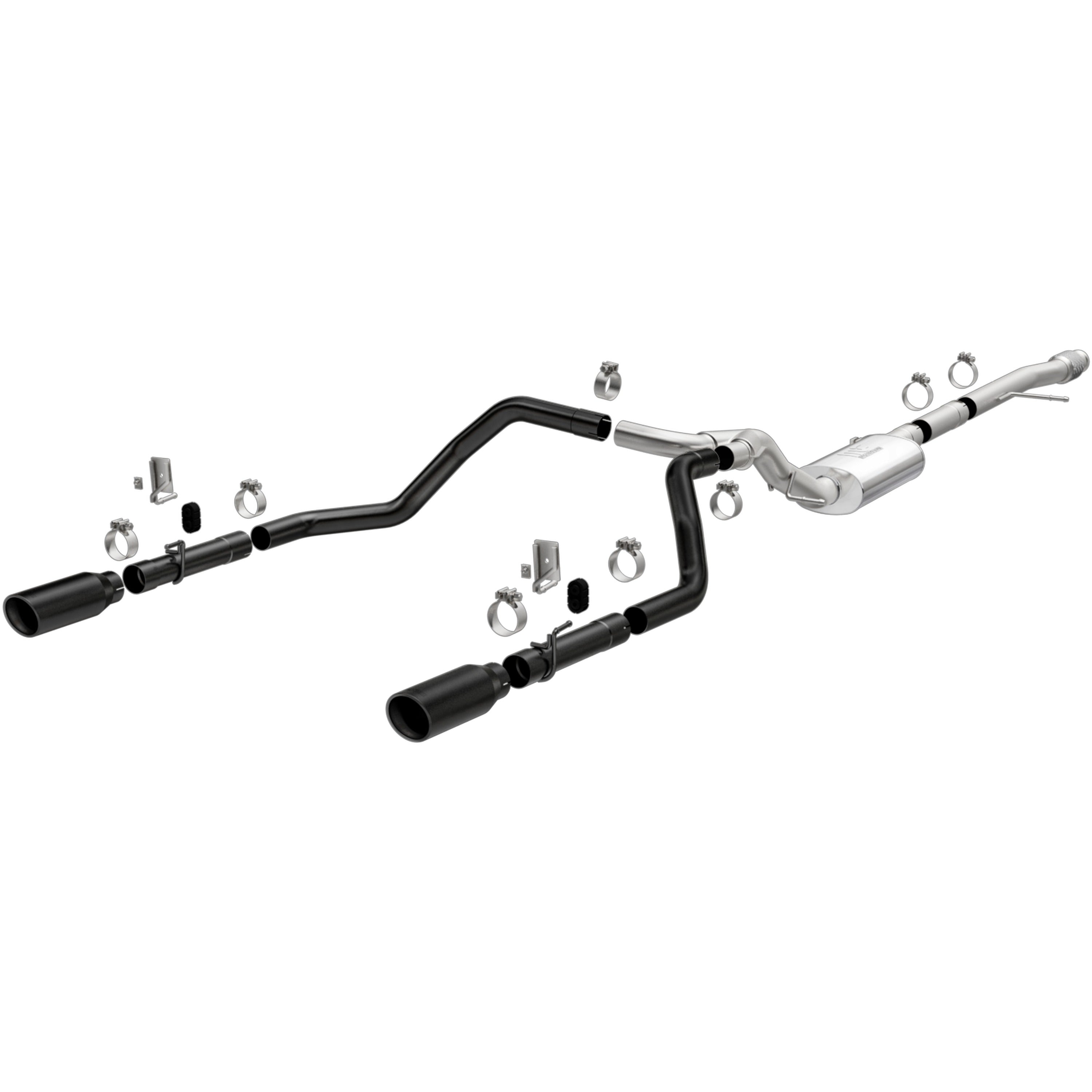 MagnaFlow Exhaust Products 19472 - Street Series Black Coated Cat-Back System 1