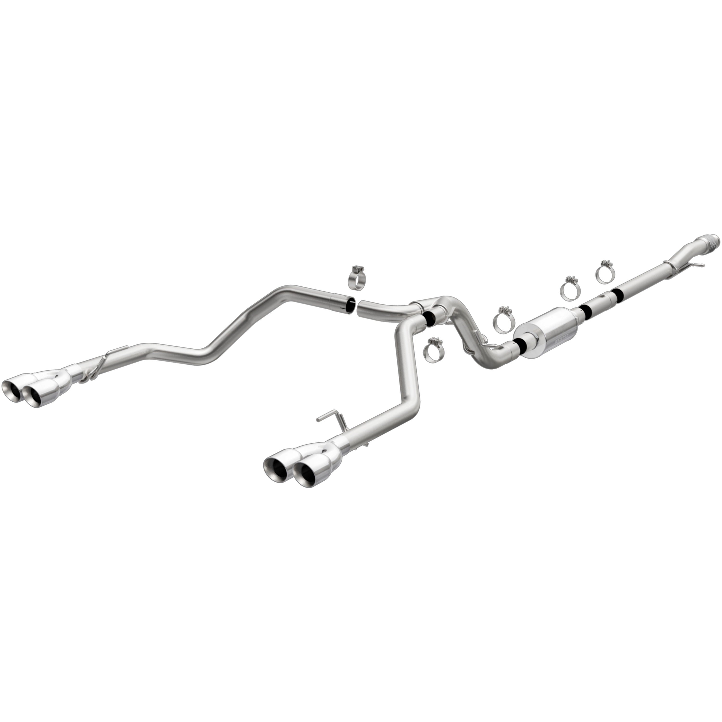 MagnaFlow Exhaust Products 19477 - Street Series Polished Cat-Back System 1
