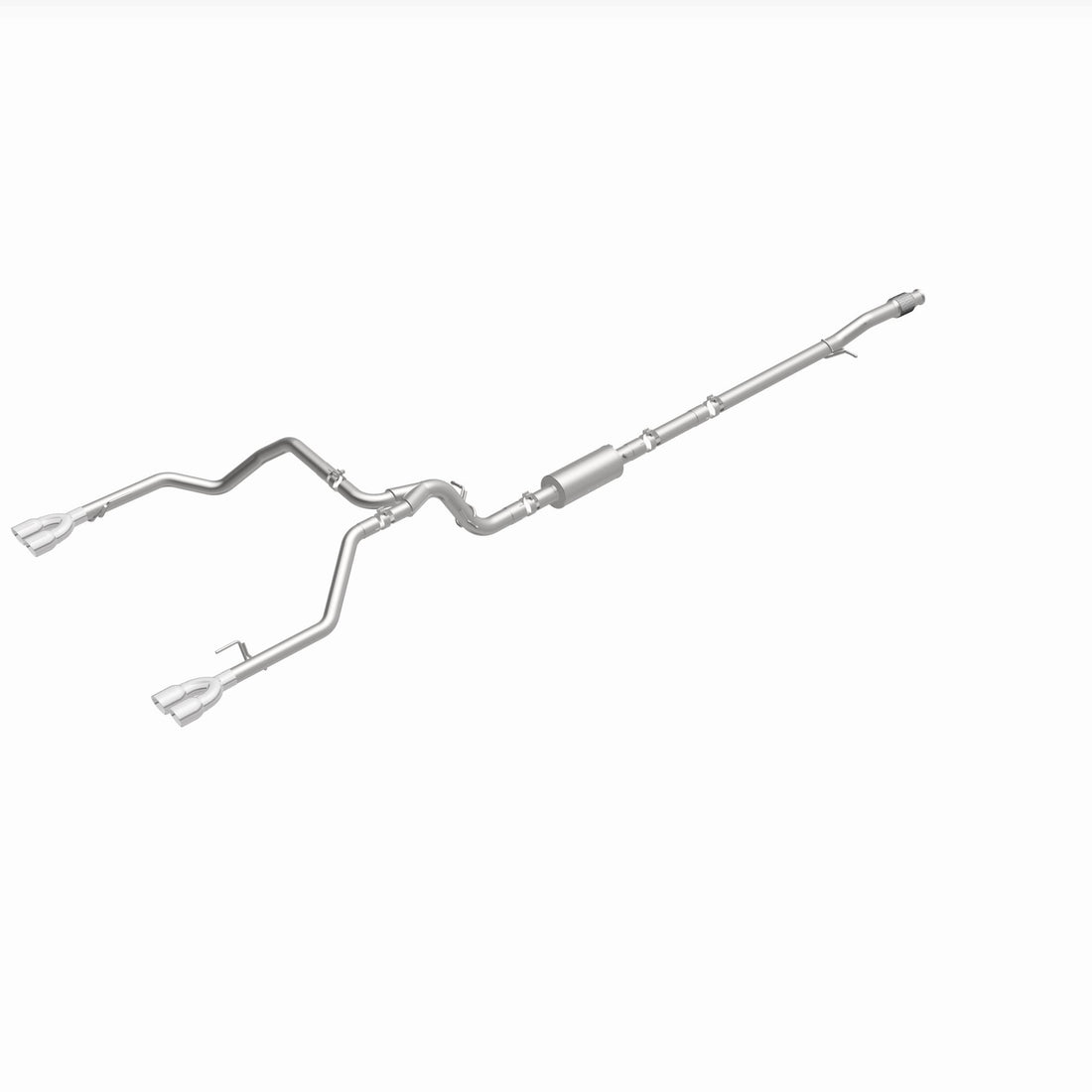 MagnaFlow Exhaust Products 19477 - Street Series Polished Cat-Back System 3