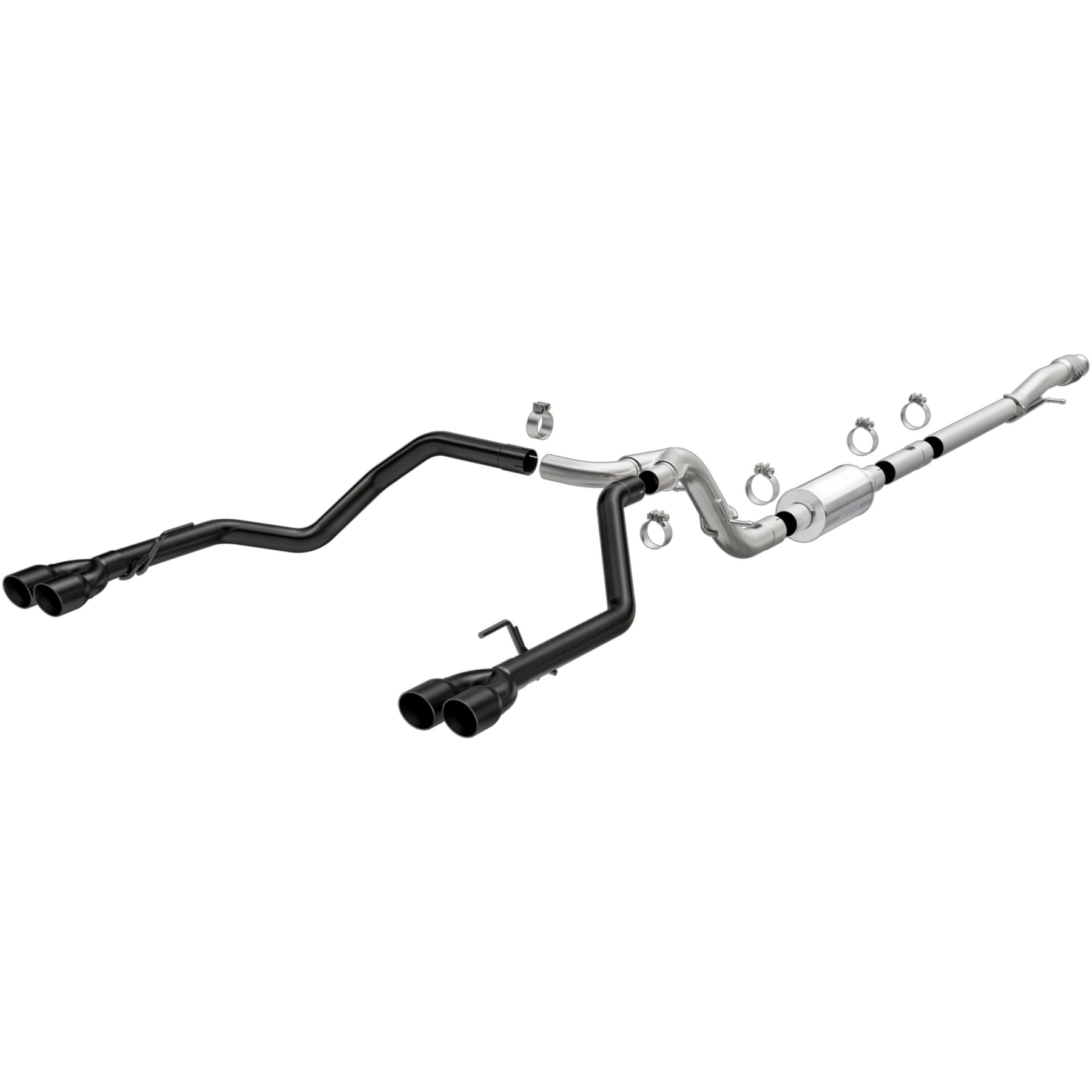 MagnaFlow Exhaust Products 19478 - Street Series Black Coated Cat-Back System
