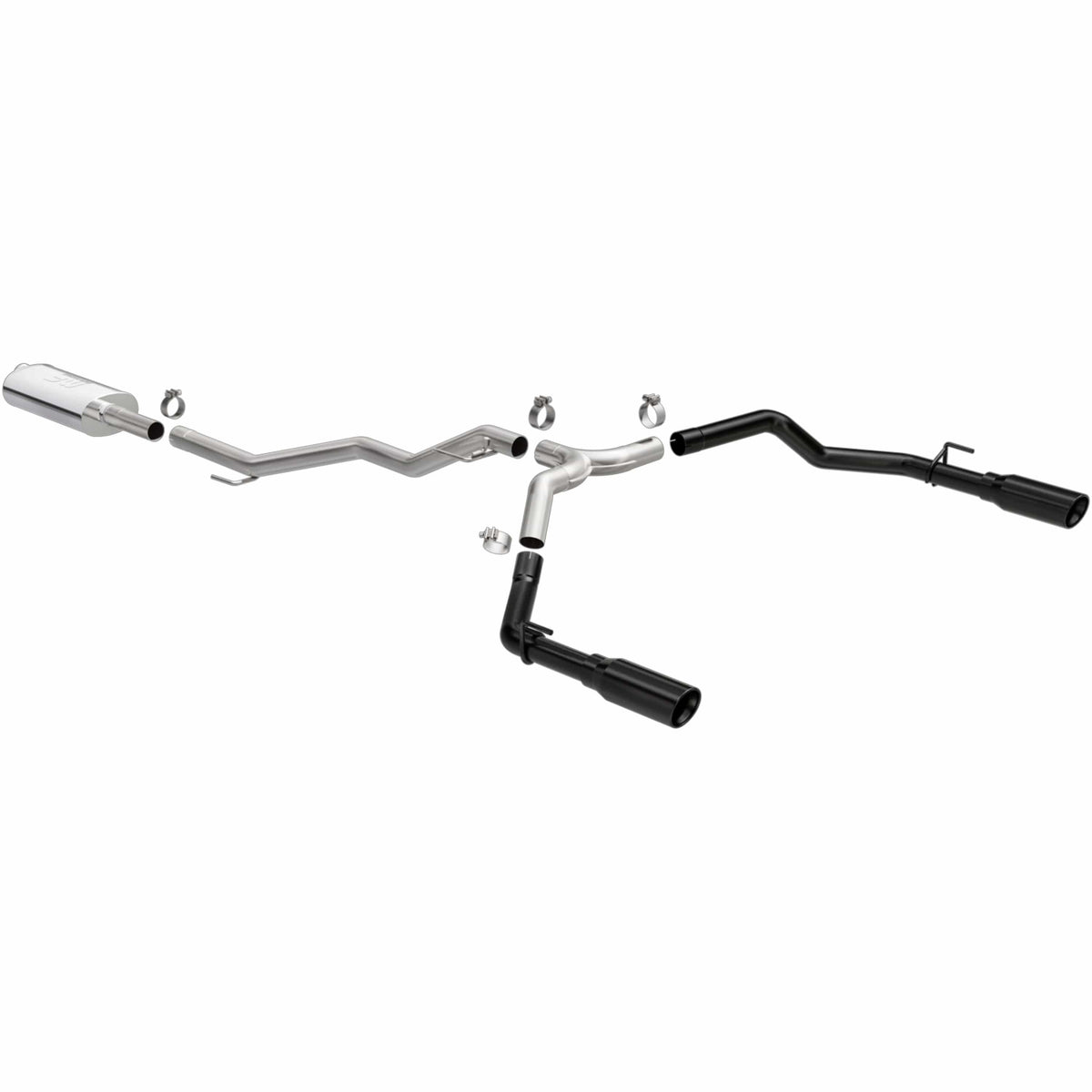 MagnaFlow Exhaust Products Exhaust MagnaFlow Exhaust Products 19487 - Street Series Black Coated Cat-Back System