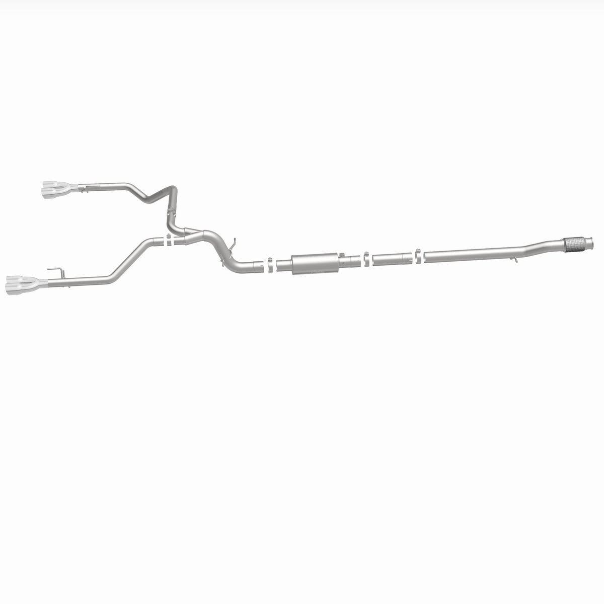 MagnaFlow Exhaust Products 19489 - Street Series Polished Cat-Back System 1