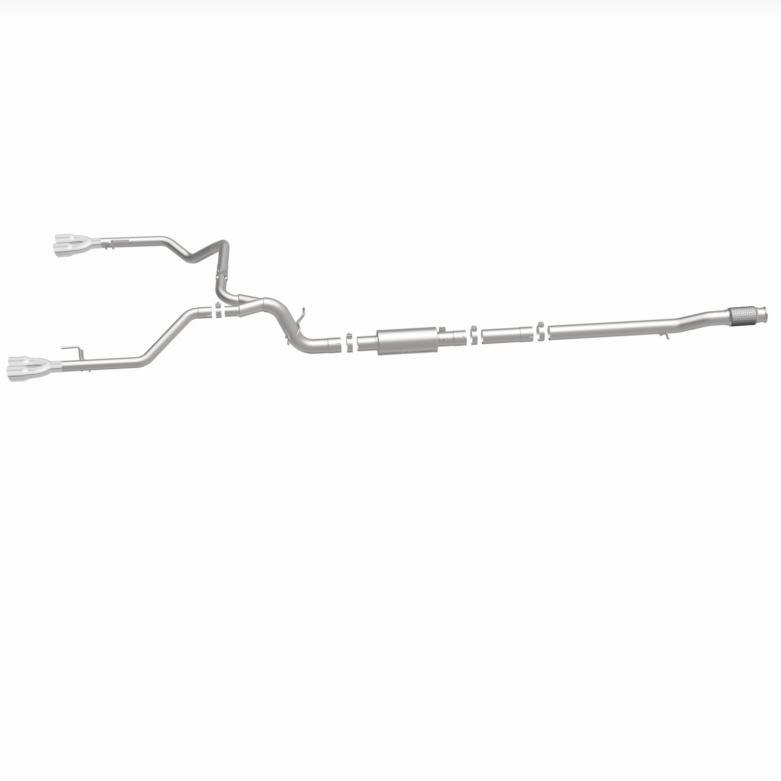 MagnaFlow Exhaust Products 19489 - Street Series Polished Cat-Back System 1