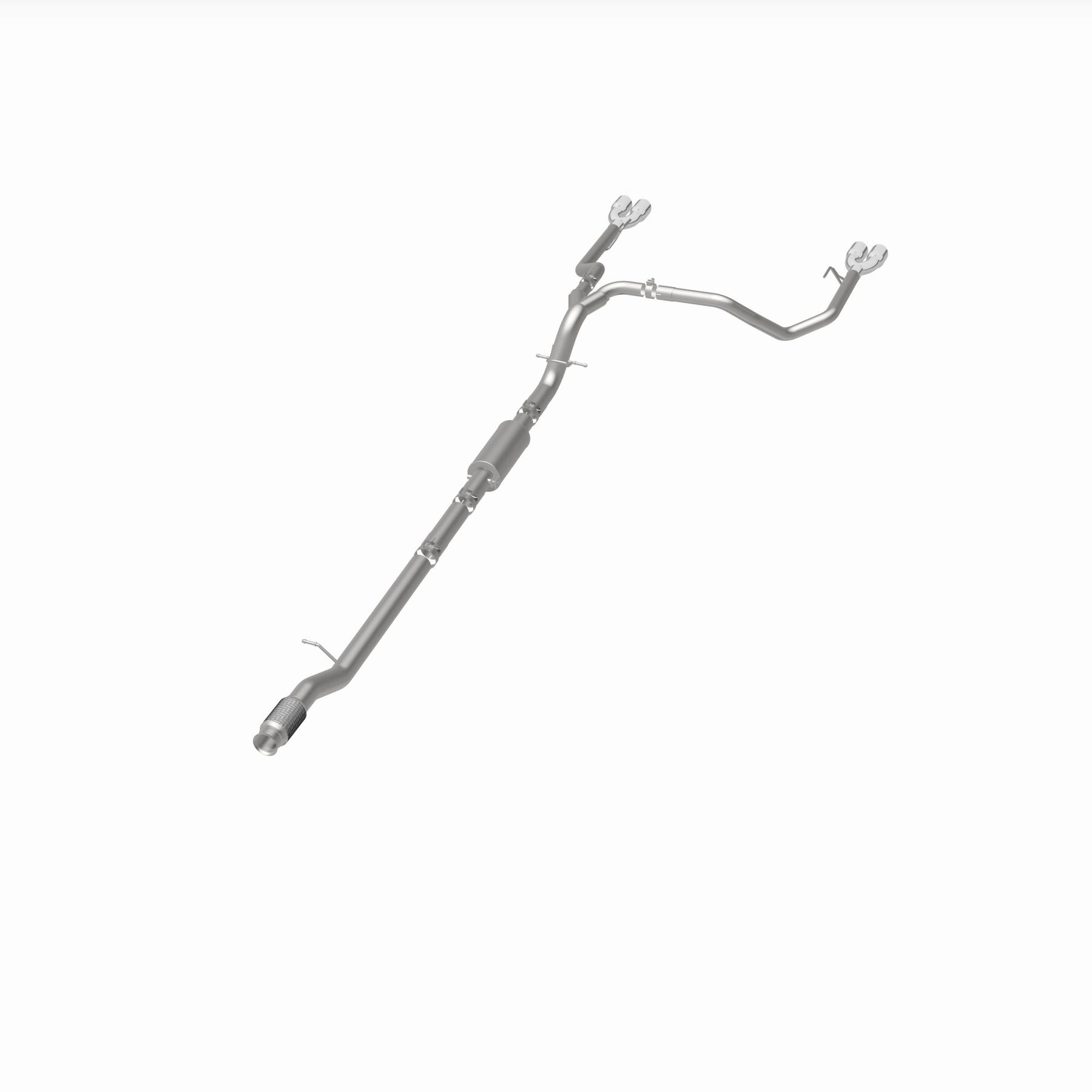 MagnaFlow Exhaust Products 19489 - Street Series Polished Cat-Back System