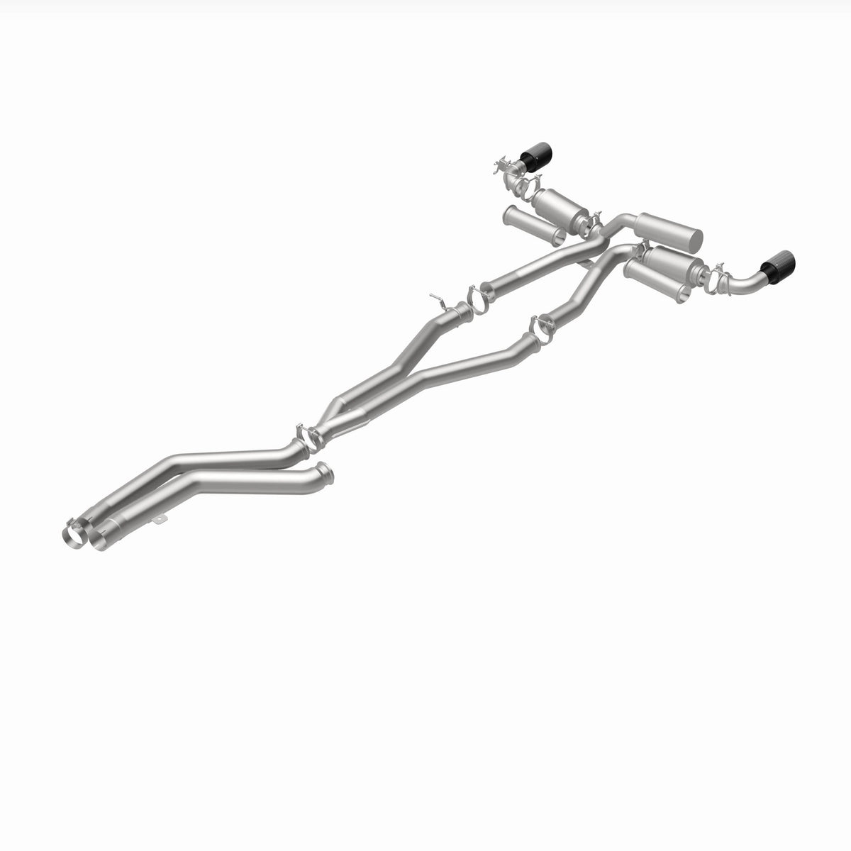 MagnaFlow Exhaust Products 19495 - xMOD Series Carbon Fiber Tips Cat-Back System 5