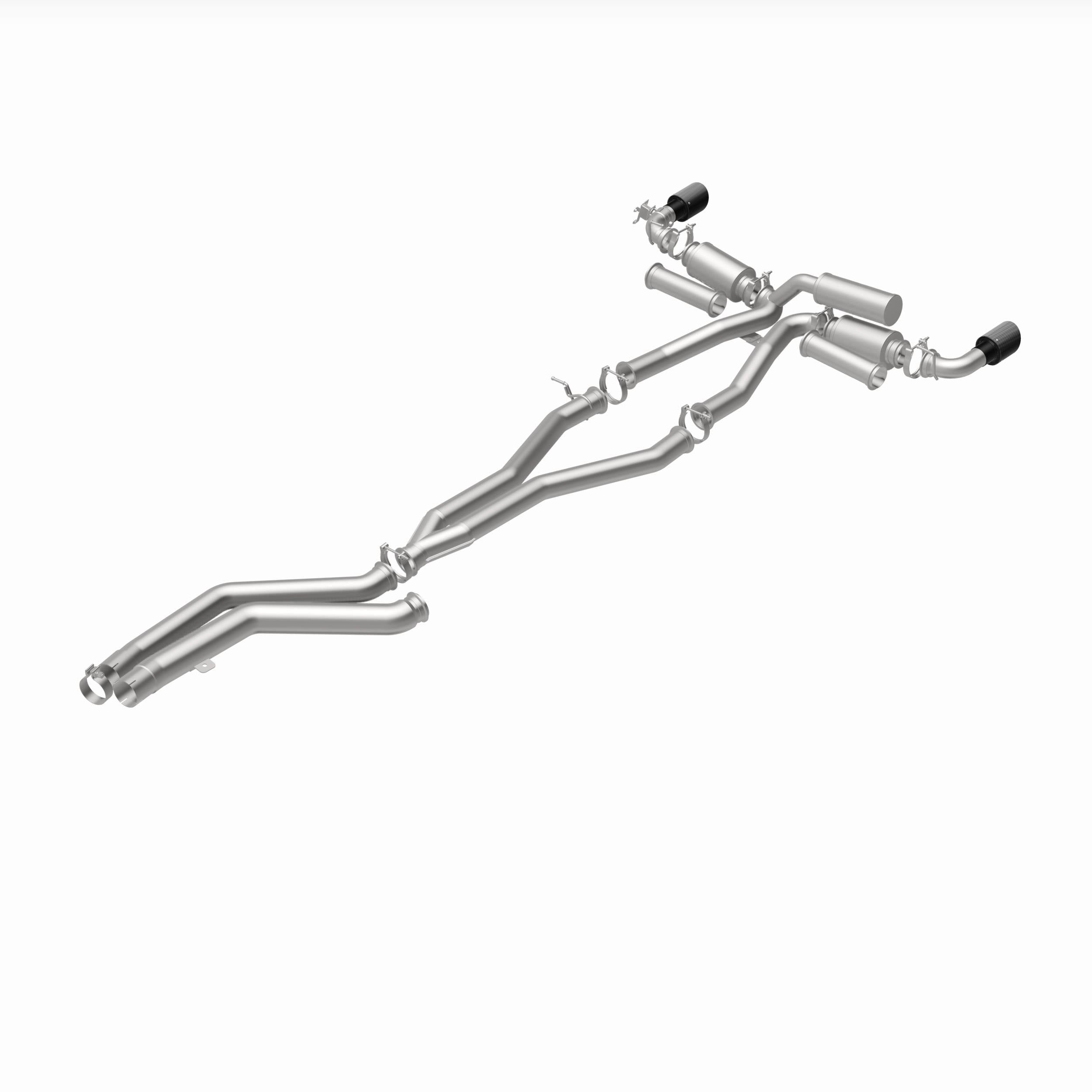 MagnaFlow Exhaust Products 19495 - xMOD Series Carbon Fiber Tips Cat-Back System 5