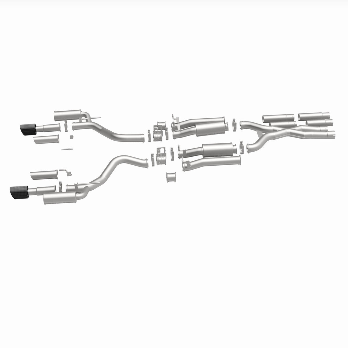 MagnaFlow Exhaust Products 19496 - xMOD Series Carbon Fiber Tips Cat-Back System 5