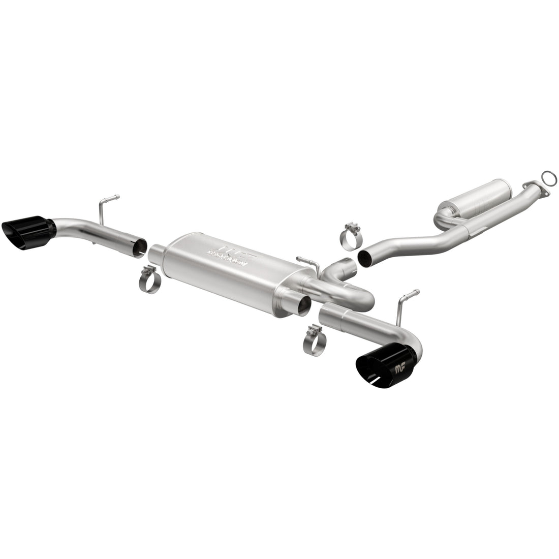 MagnaFlow Exhaust Products 19500 - Street Series Black Chrome Cat-Back System 1