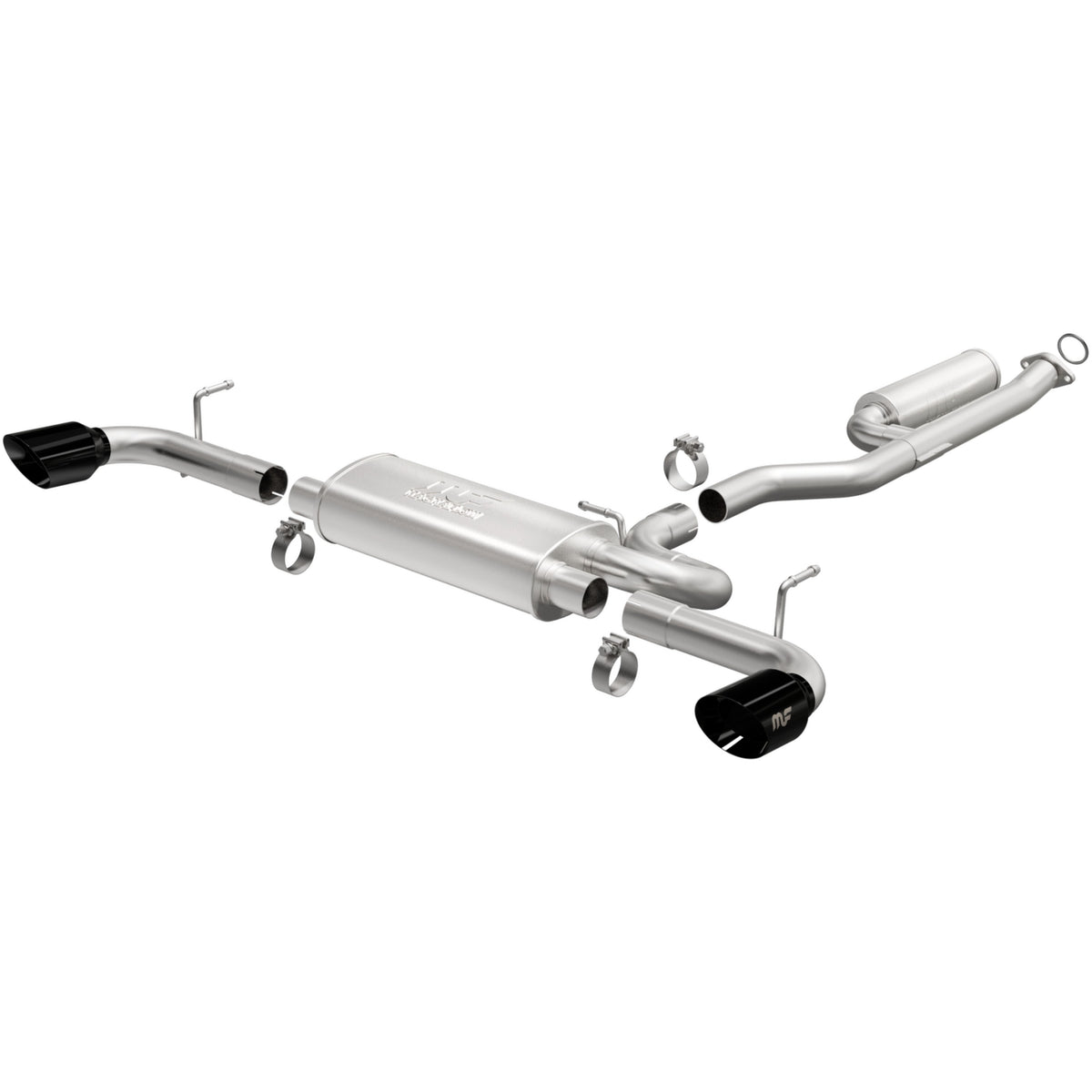MagnaFlow Exhaust Products 19500 - Street Series Black Chrome Cat-Back System 1