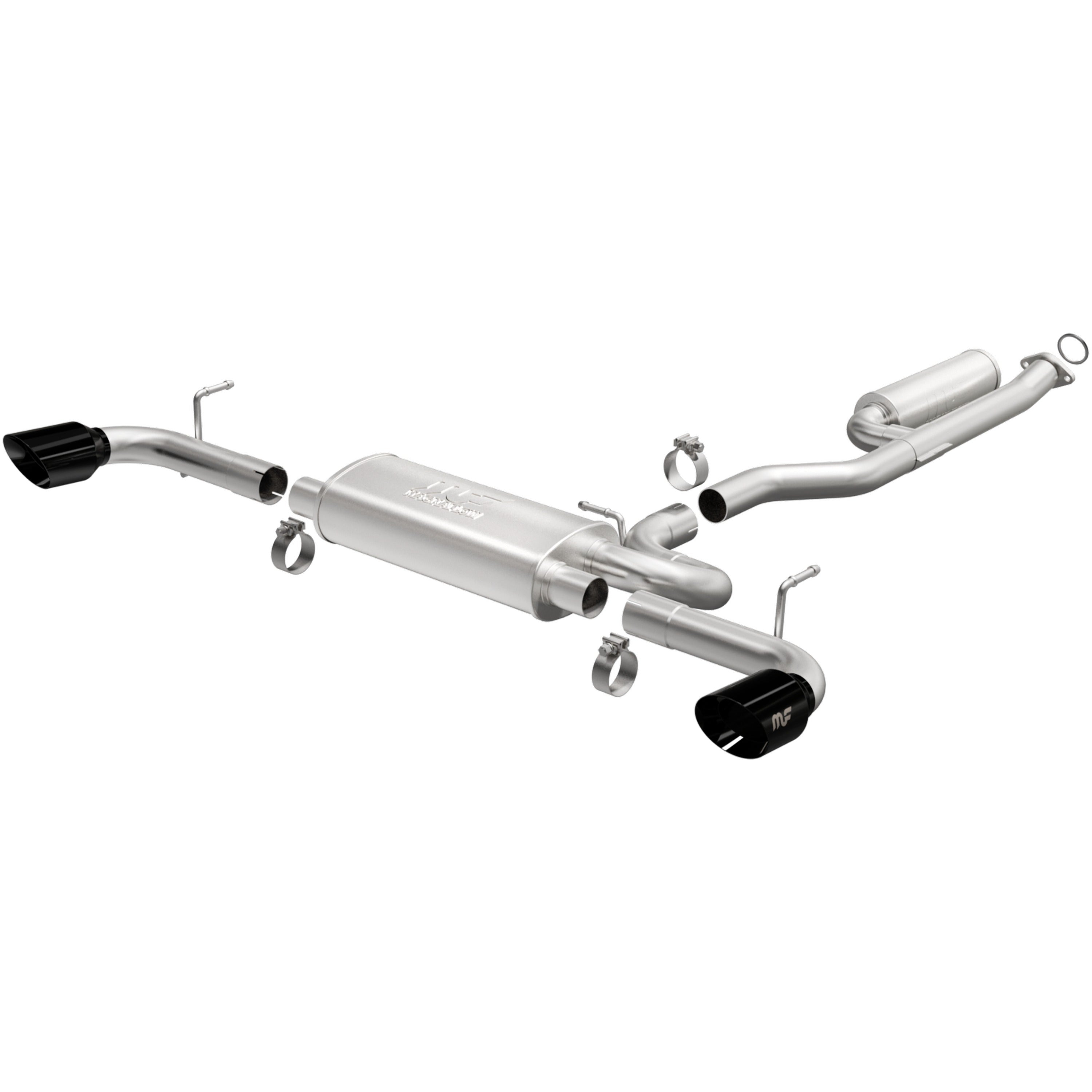 MagnaFlow Exhaust Products 19500 - Street Series Black Chrome Cat-Back System 1