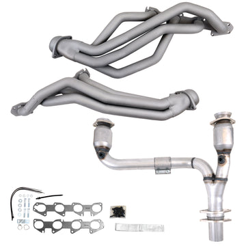BBK Performance Parts 19502 - 09-24 RAM 1500 HEMI 5.7 1-3/4 LONG TUBE HEADERS PLUS Y PIPE (TITANIUM CERAMIC) 1