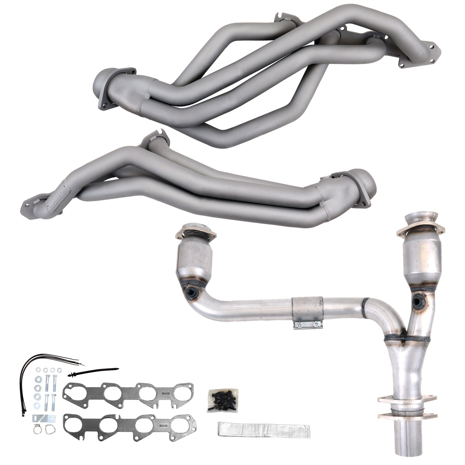 BBK Performance Parts 19502 - 09-24 RAM 1500 HEMI 5.7 1-3/4 LONG TUBE HEADERS PLUS Y PIPE (TITANIUM CERAMIC) 1