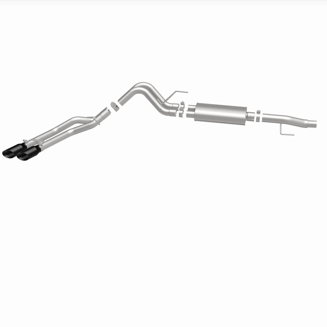 MagnaFlow Exhaust Products 19506 - Street Series Black Coated Cat-Back System