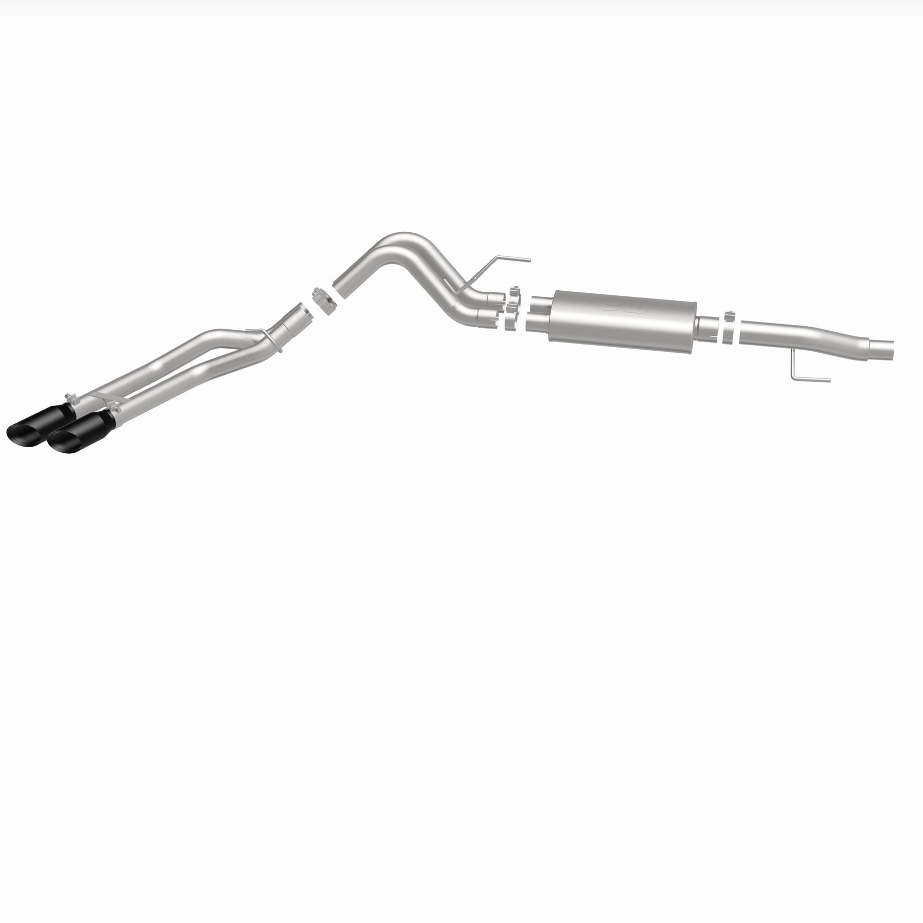 MagnaFlow Exhaust Products 19506 - Street Series Black Coated Cat-Back System