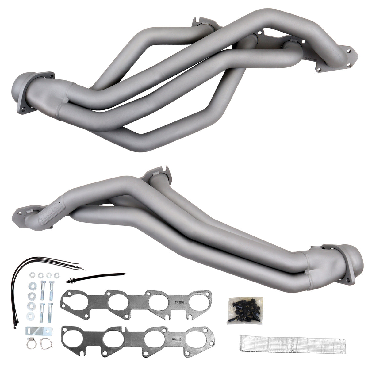 BBK Performance Parts 1950 - 2009-2024 RAM 1500 HEMI 5.7L 1-3/4 LONG TUBE HEADERS (TITANIUM CERAMIC) 1
