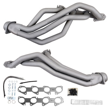 BBK Performance Parts 1950 - 2009-2024 RAM 1500 HEMI 5.7L 1-3/4 LONG TUBE HEADERS (TITANIUM CERAMIC) 1