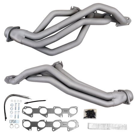 BBK Performance Parts 1950 - 2009-2024 RAM 1500 HEMI 5.7L 1-3/4 LONG TUBE HEADERS (TITANIUM CERAMIC) 1