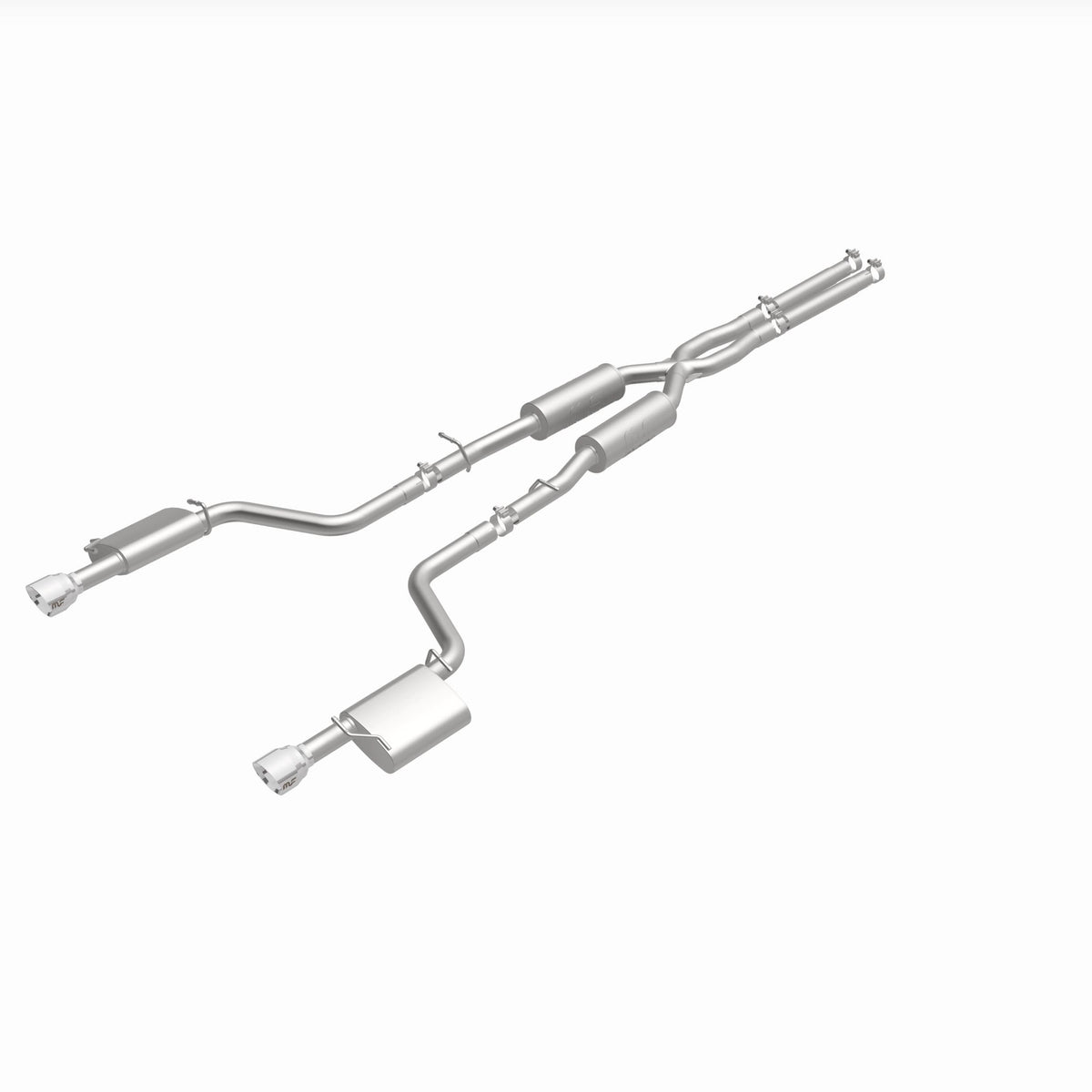 MagnaFlow Exhaust Products 19522 - Street Series Polished Cat-Back System 2