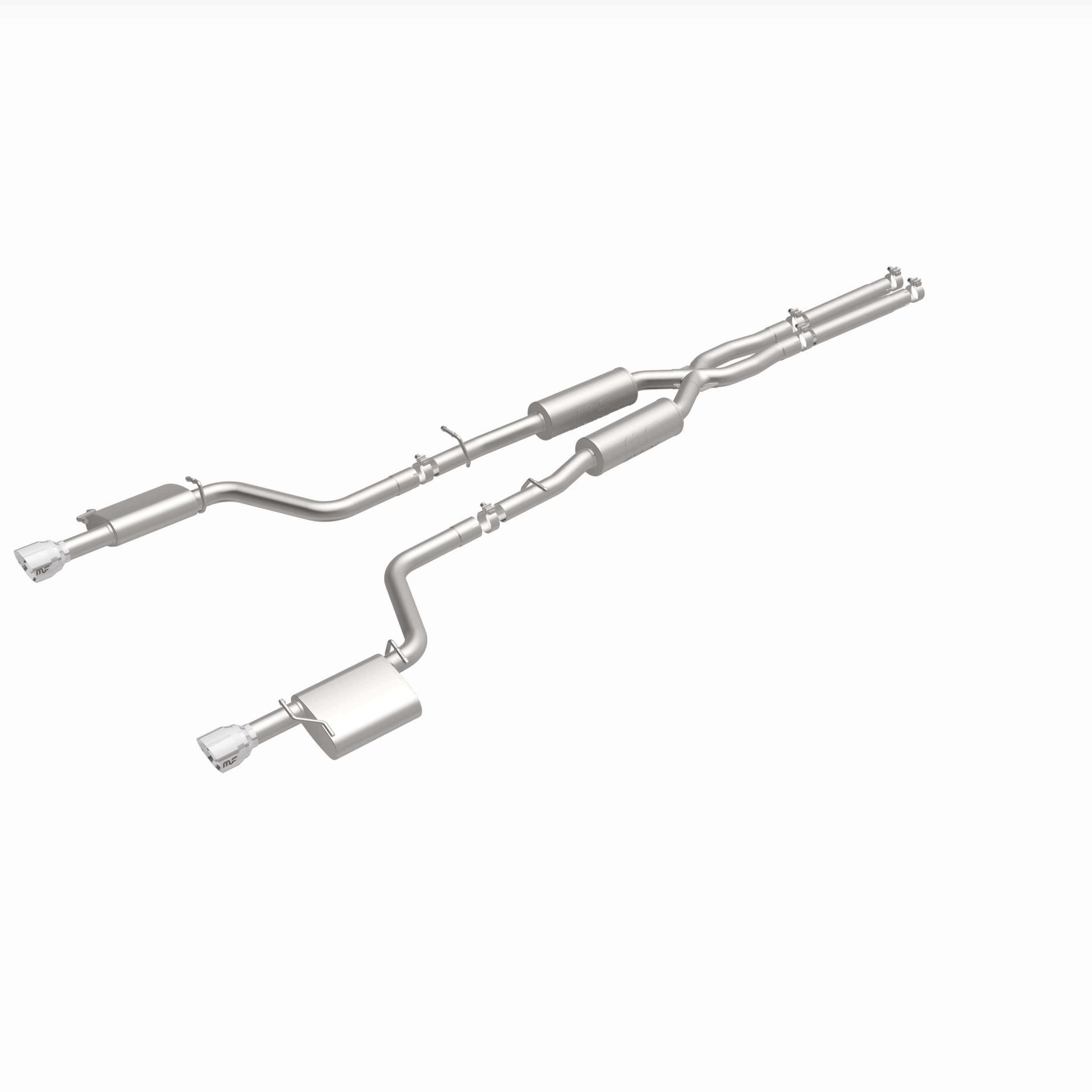 MagnaFlow Exhaust Products 19522 - Street Series Polished Cat-Back System 4