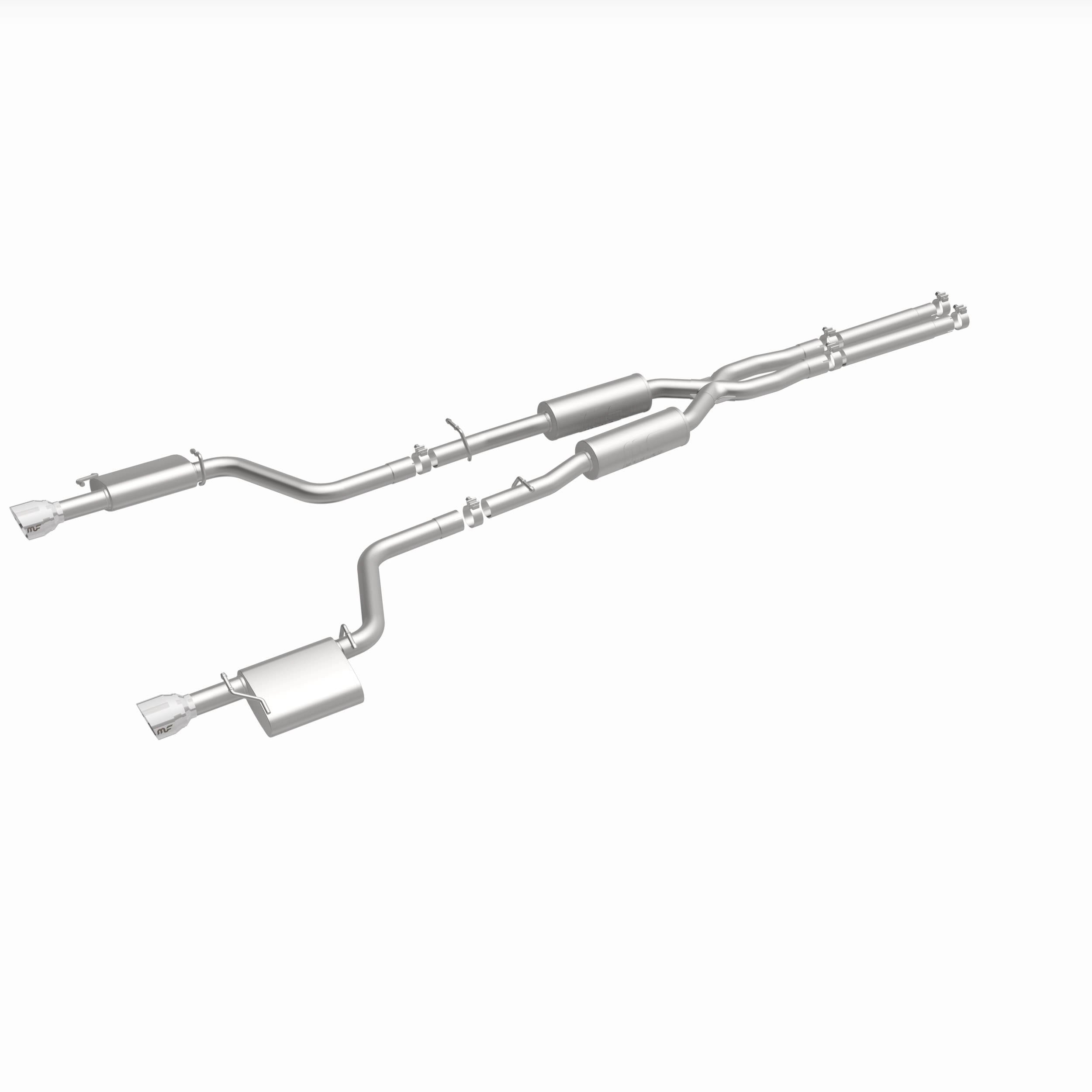 MagnaFlow Exhaust Products 19522 - Street Series Polished Cat-Back System 5