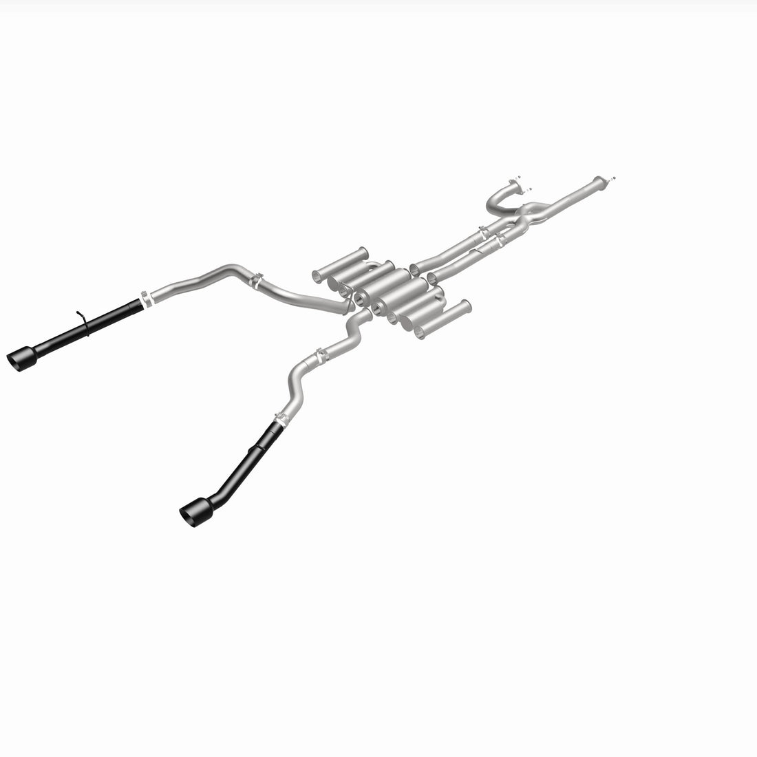 MagnaFlow Exhaust Products 19552 - xMOD Series Black Coated Tips Cat-Back System