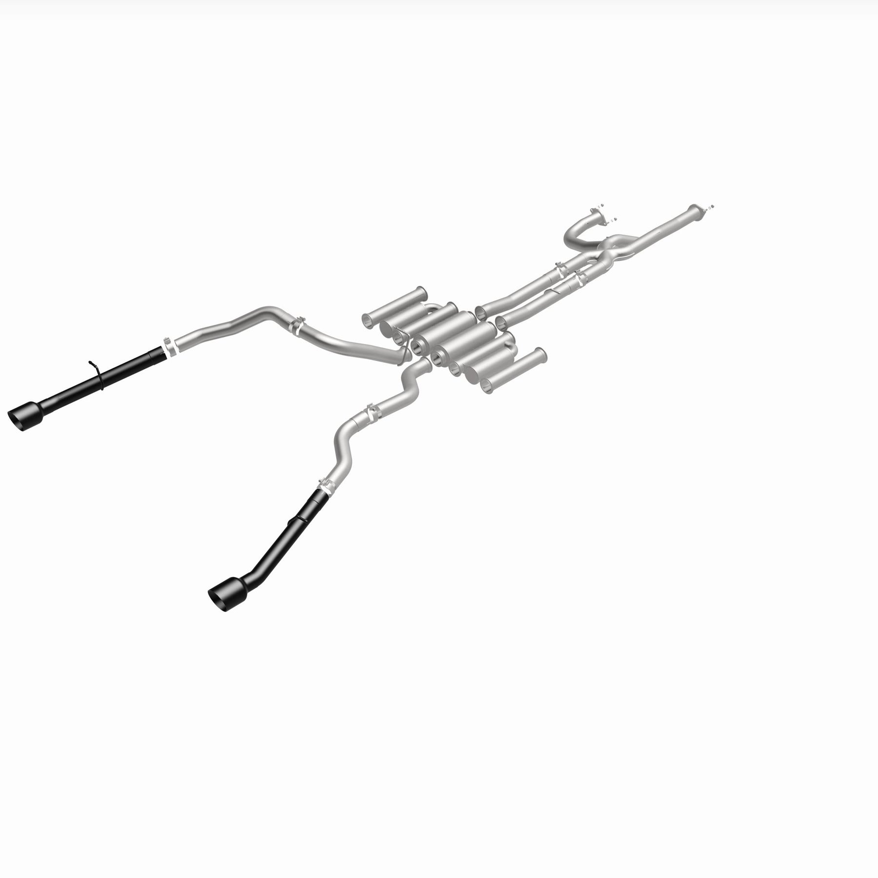 MagnaFlow Exhaust Products 19552 - xMOD Series Black Coated Tips Cat-Back System