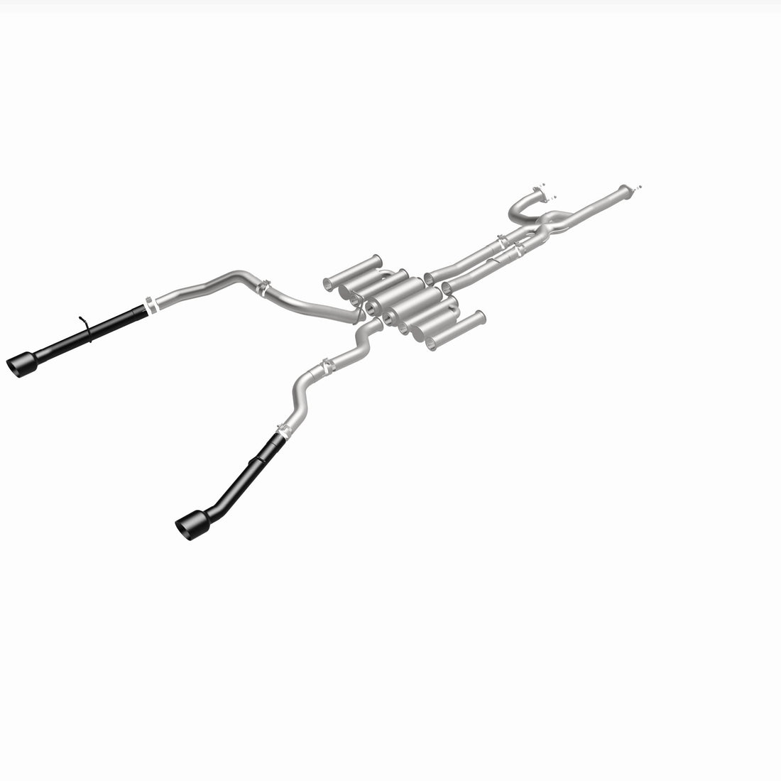 MagnaFlow Exhaust Products 19552 - xMOD Series Black Coated Tips Cat-Back System