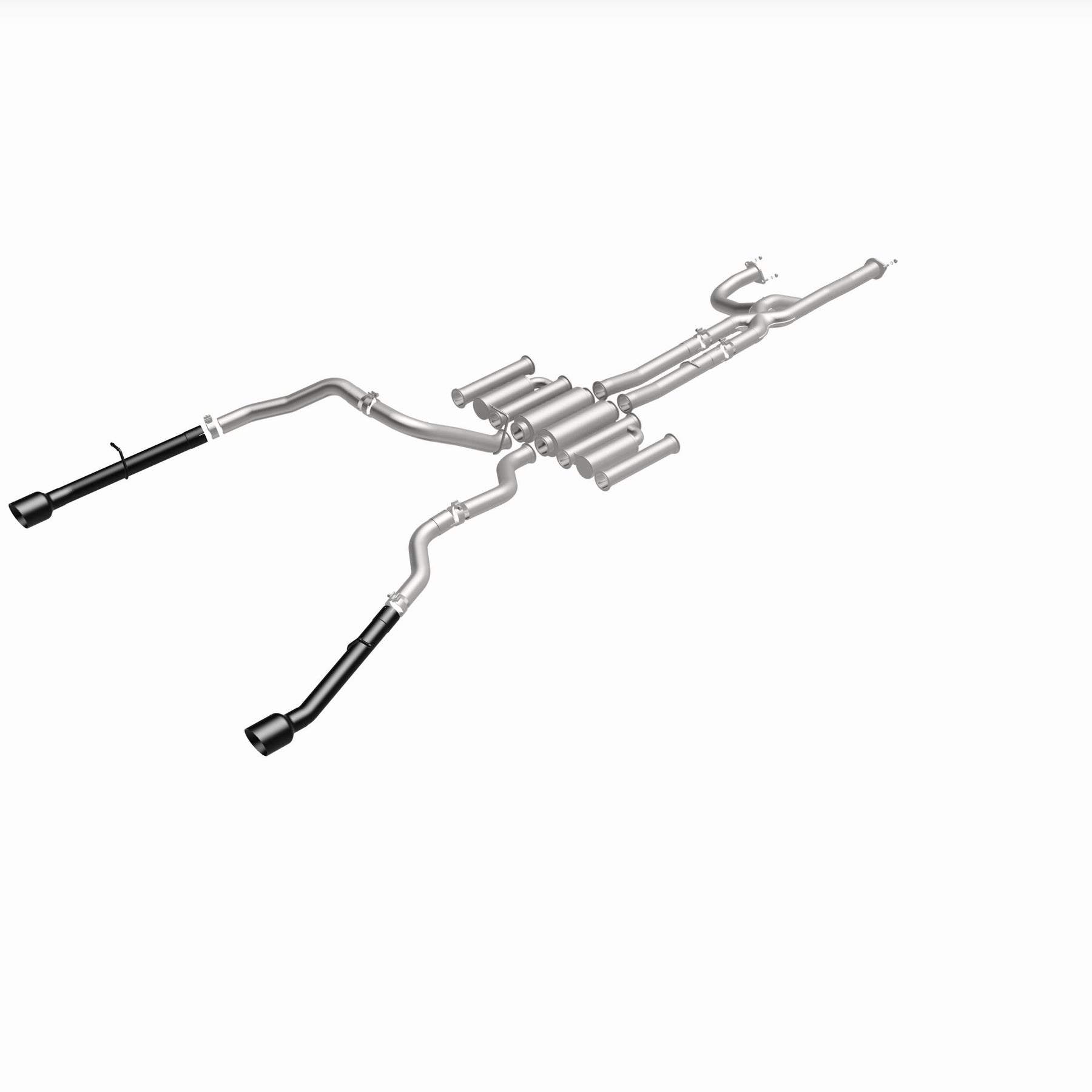 MagnaFlow Exhaust Products 19552 - xMOD Series Black Coated Tips Cat-Back System