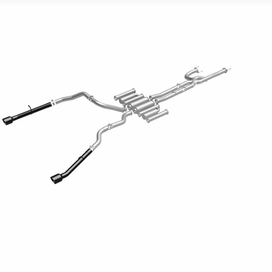 MagnaFlow Exhaust Products 19552 - xMOD Series Black Coated Tips Cat-Back System