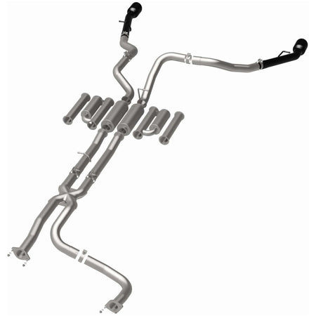 MagnaFlow Exhaust Products NA MagnaFlow Exhaust Products 19552 - xMOD Series Black Coated Tips Cat-Back System