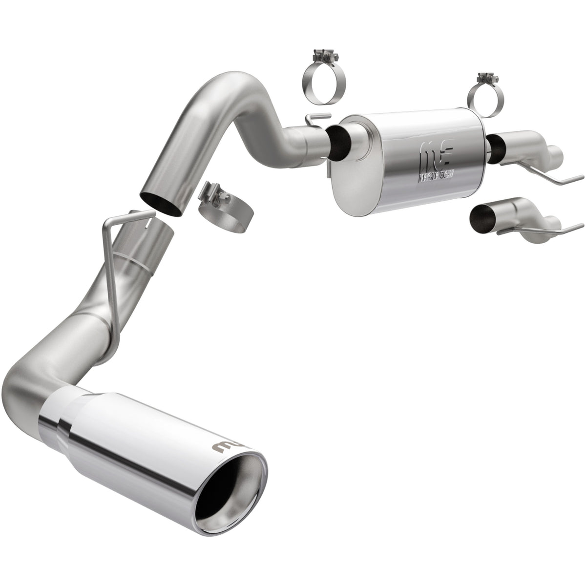 MagnaFlow Exhaust Products 19561 - Street Series Polished Cat-Back System 1