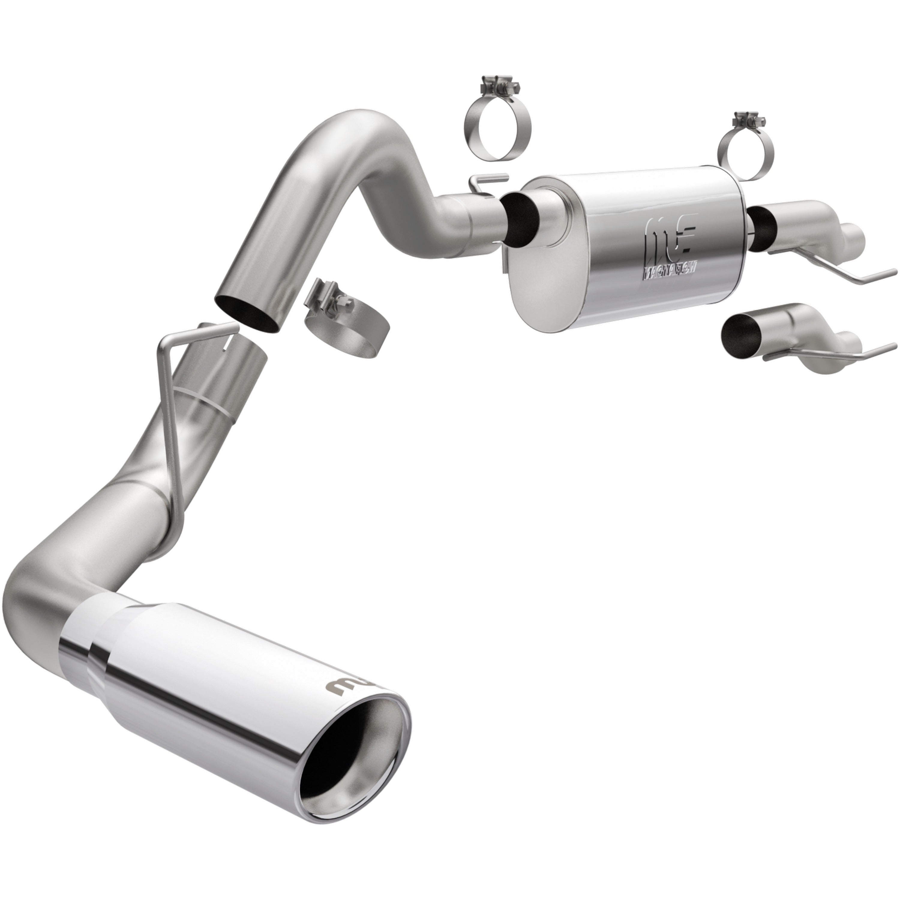 MagnaFlow Exhaust Products 19561 - Street Series Polished Cat-Back System 1