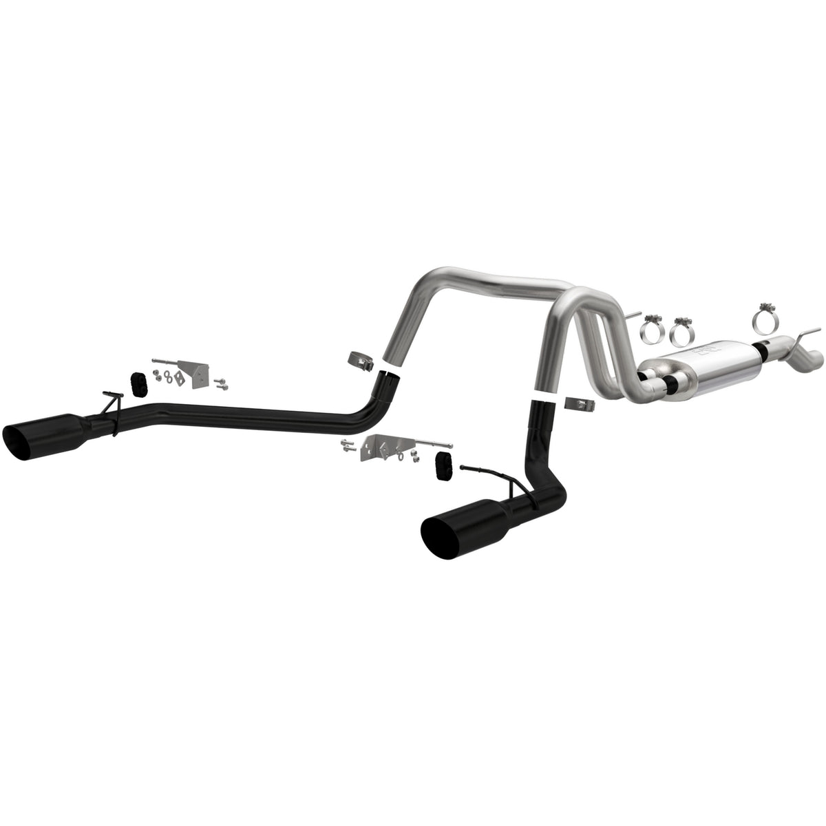 MagnaFlow Exhaust Products 19562 - Street Series Black Coated Cat-Back System 4