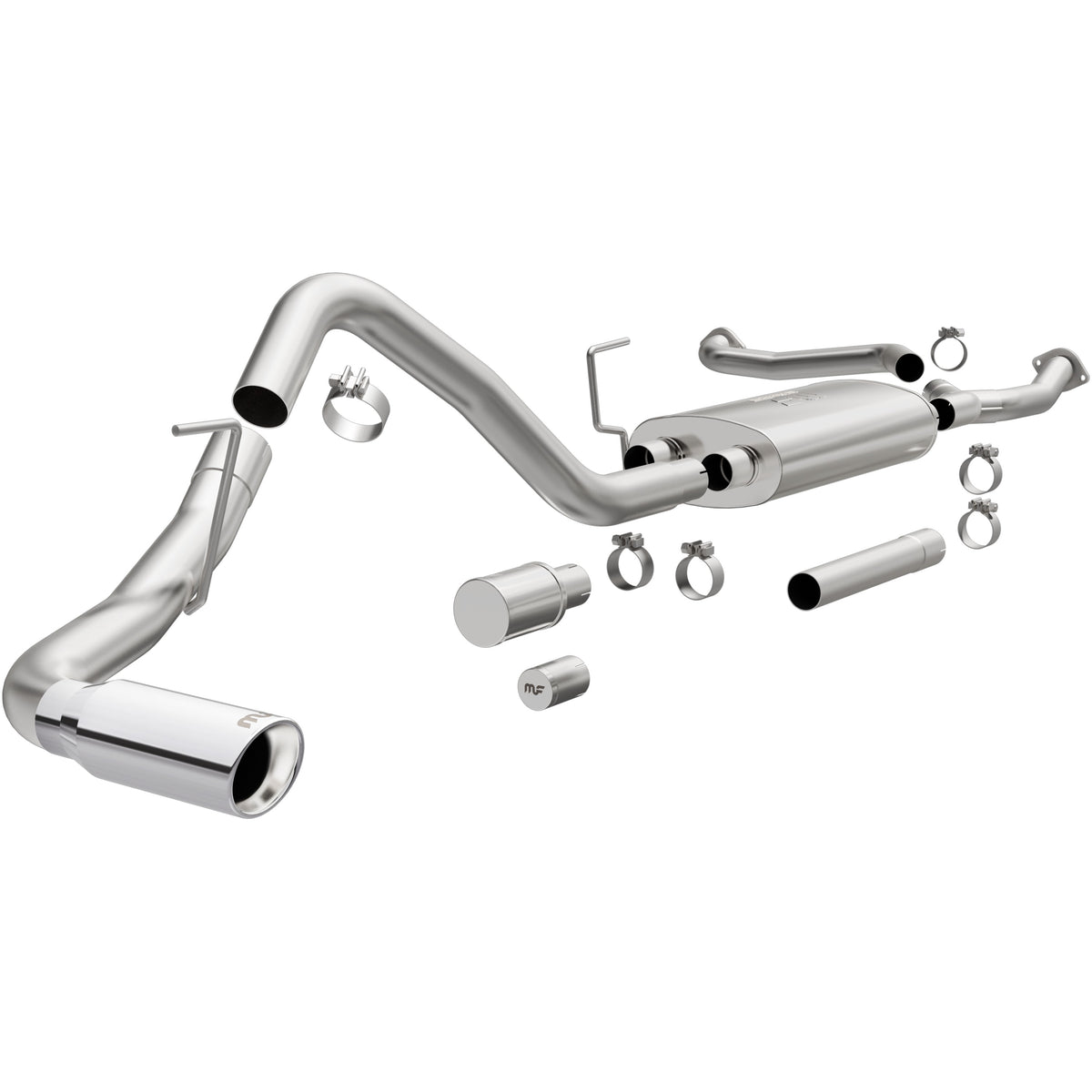 MagnaFlow Exhaust Products 19574 - Street Series Polished Cat-Back System 1