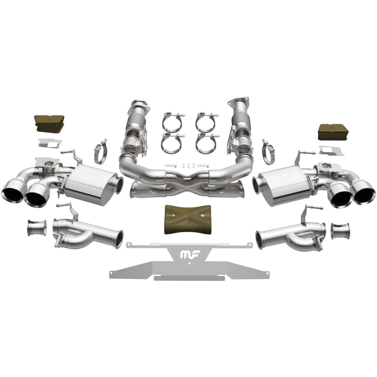 MagnaFlow Exhaust Products 19578 - xMOD Series Polished Tips Cat-Back System 1
