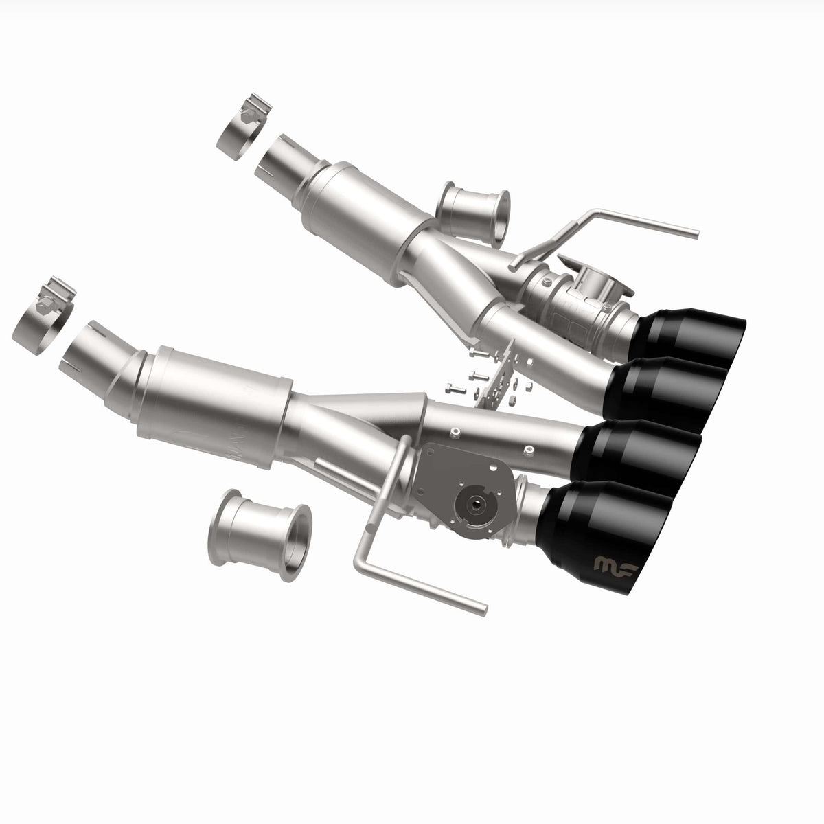 MagnaFlow Exhaust Products NA MagnaFlow Exhaust Products 19581 - NEO Series Black Chrome Tips Axle Back System